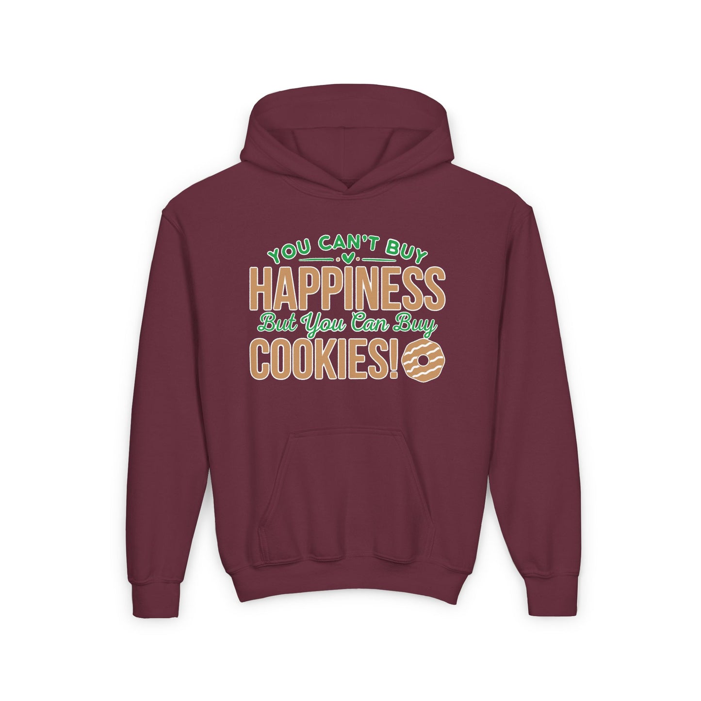 Happiness Cookies  - Youth Hooded Sweatshirt