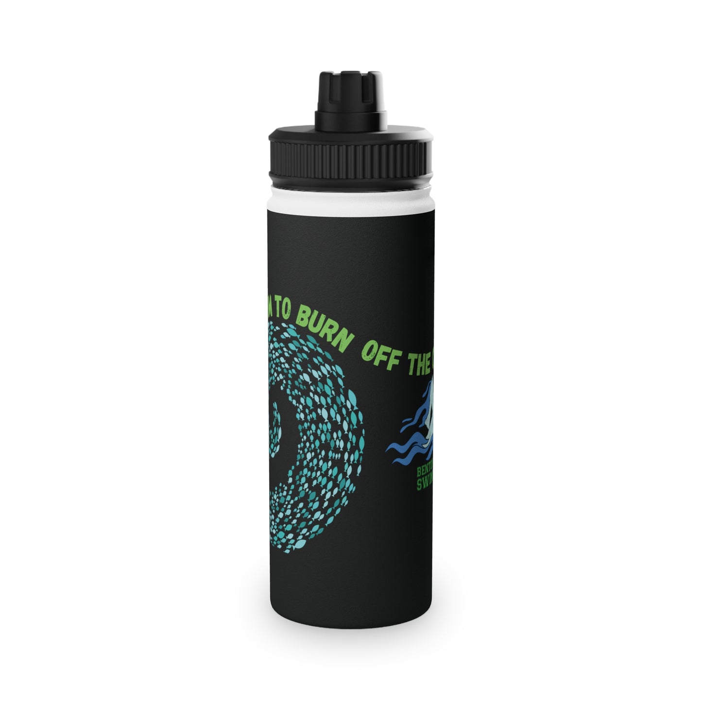 Benton Eels Stainless Steel Water Bottle, Sports Lid - CRAZY