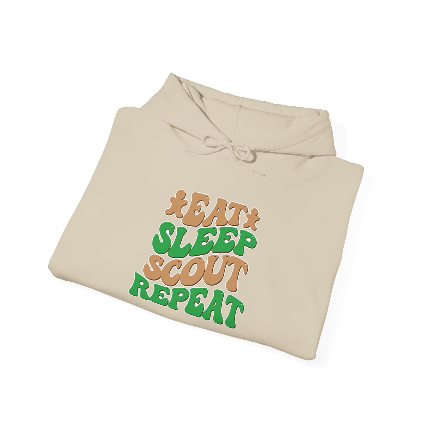 Eat, Sleep, Scout, Repeat - Adult Hooded Sweatshirt