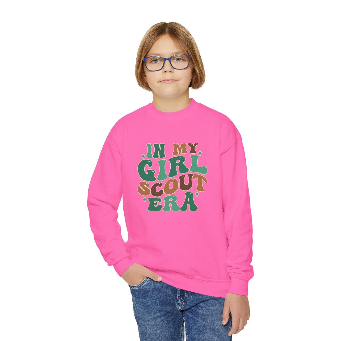 Girl Scout Era  - Youth Crewneck Sweatshirt