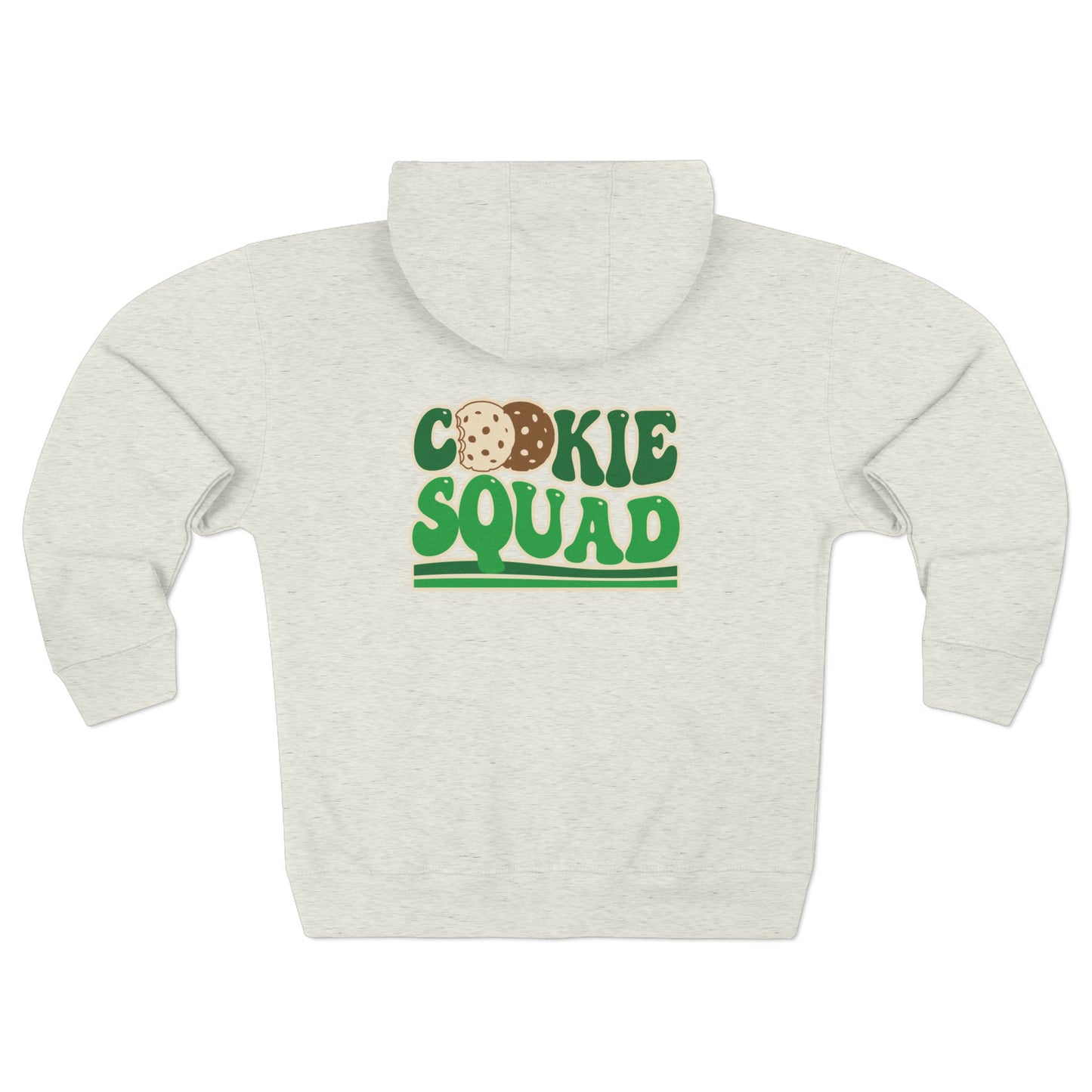 FRONT & BACK DESIGN ! Cookie Squad - Girl Scout Mom - Adult Unisex Zip Hoodie