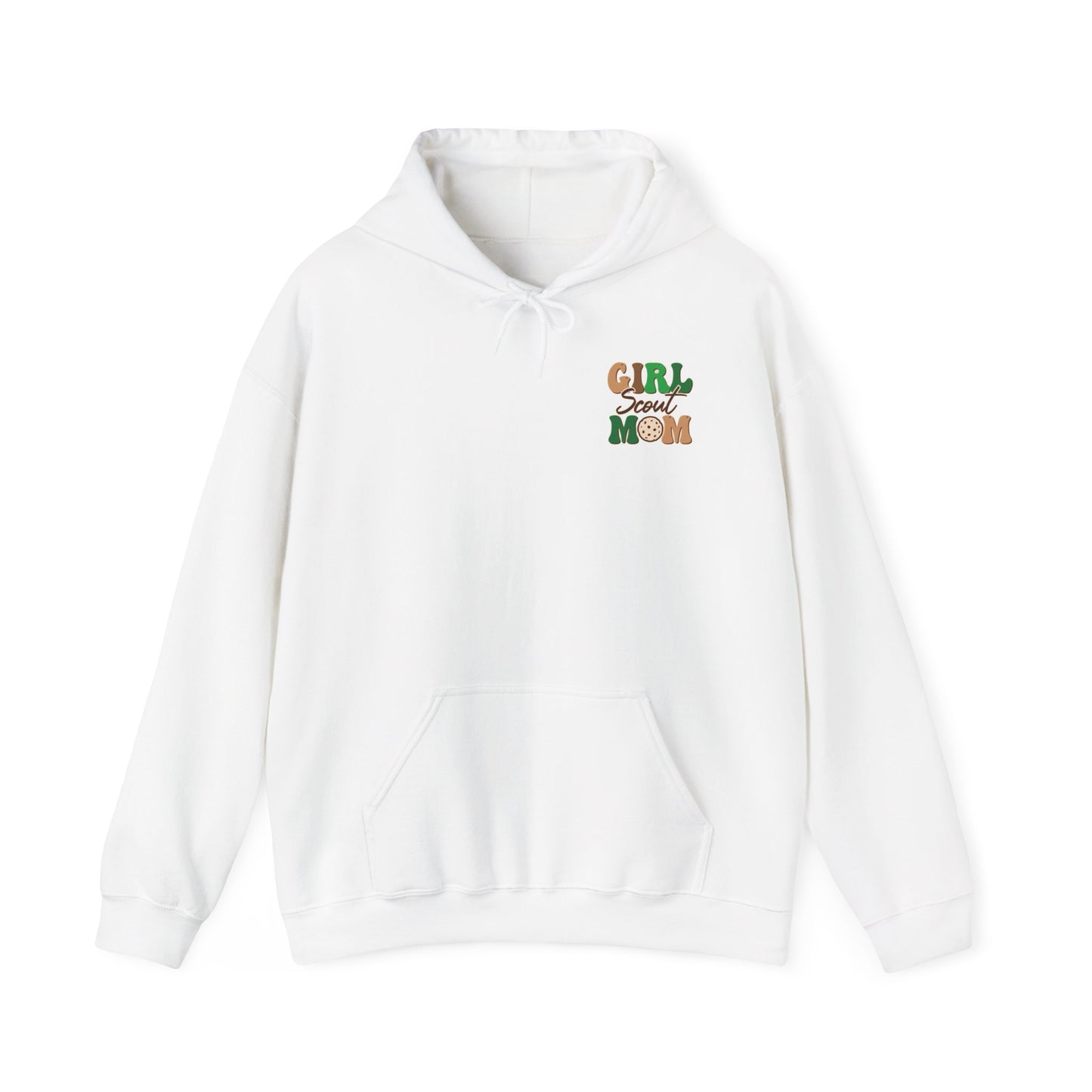 FRONT & BACK DESIGNS ! Girl Scout Mom - Cookie Dealer Security -  Hooded Sweatshirt