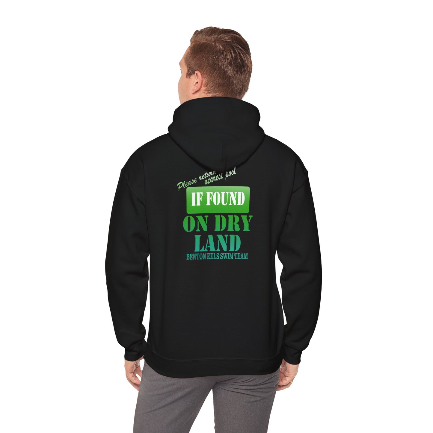 BENTON EELS - IF FOUND ON DRY LAND - ADULT  HOODIE