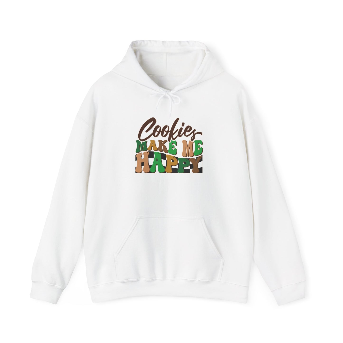 Cookies Make Me Happy- Adult Hooded Sweatshirt