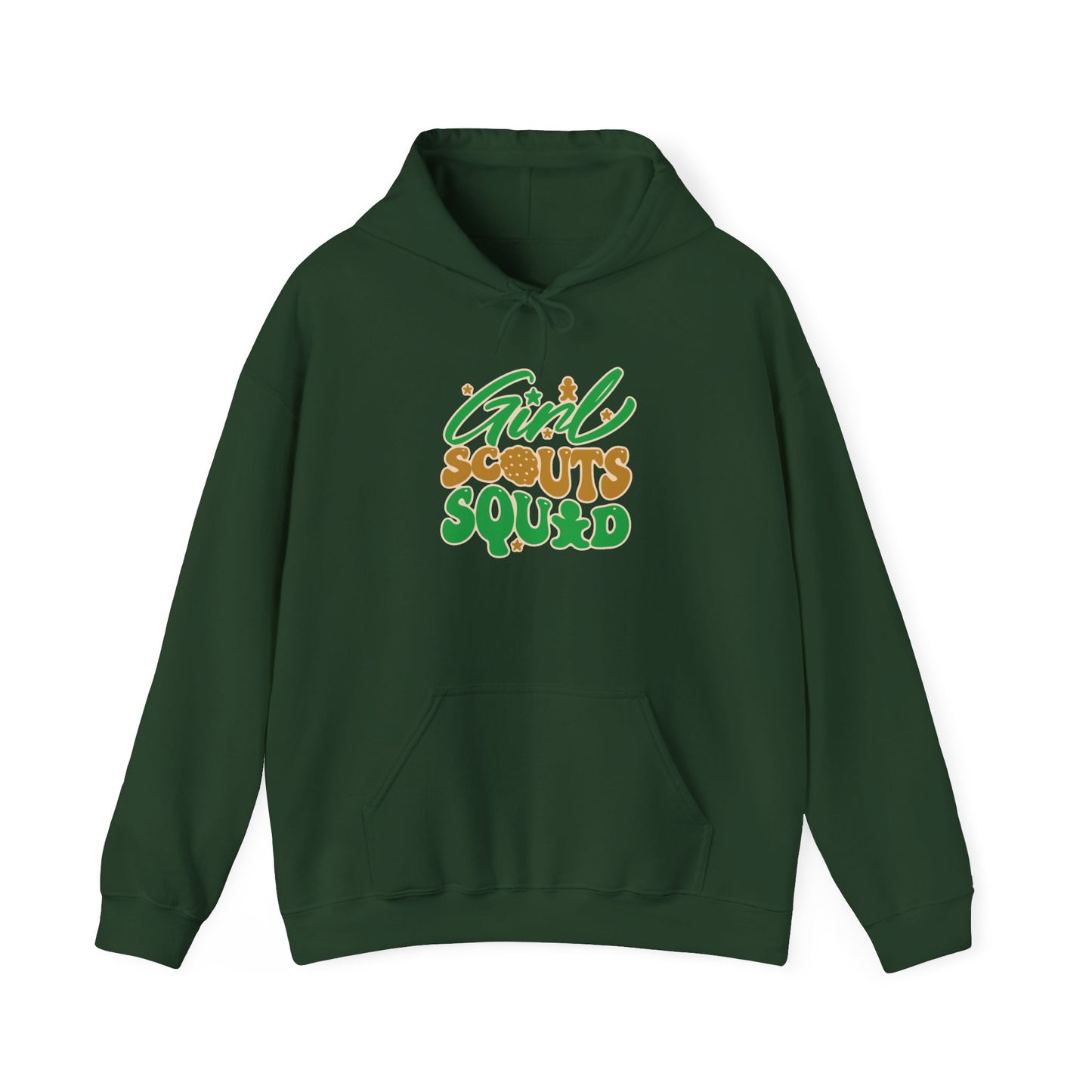 Girl Scout Squad Adult Hooded Sweatshirt