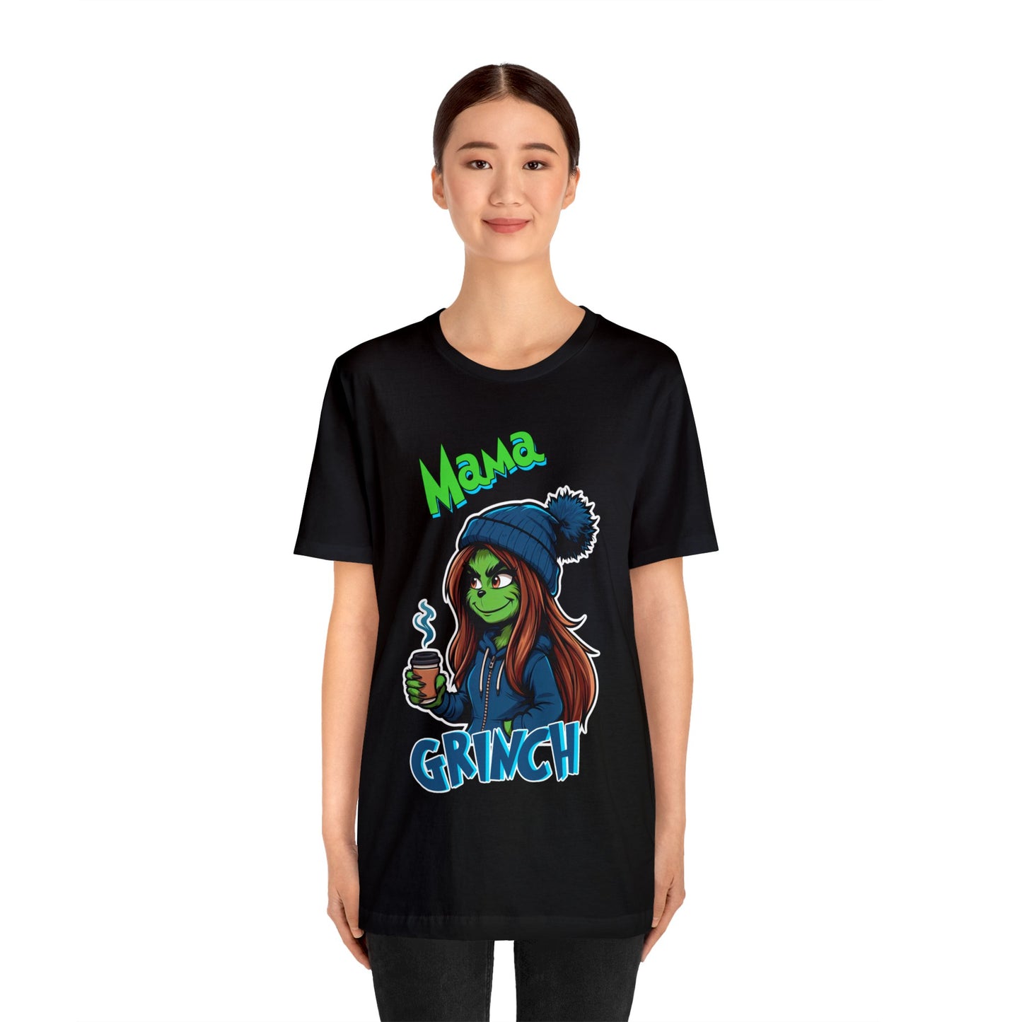 Adult - Mama Grinch Blue design T-Shirt