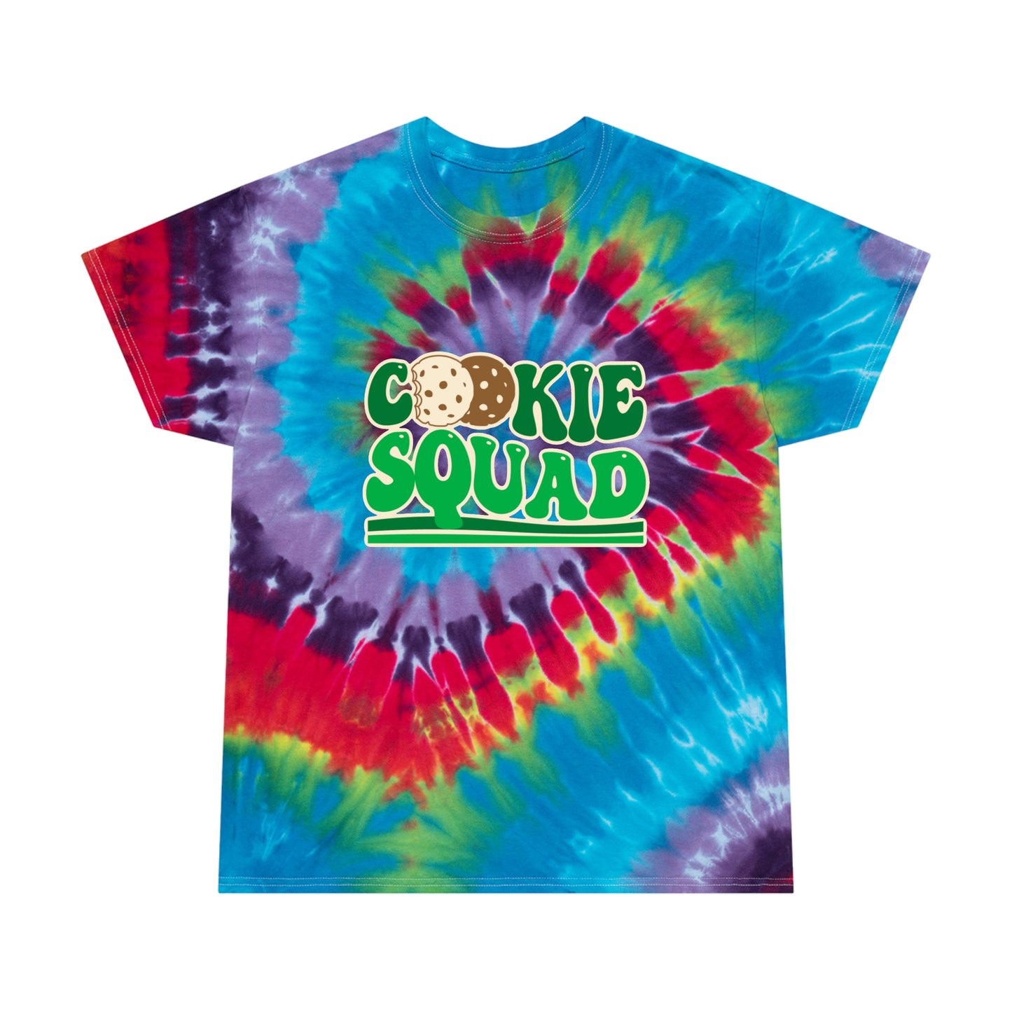 Cookie Squad- Adult Tie-Dye Tee, Spiral