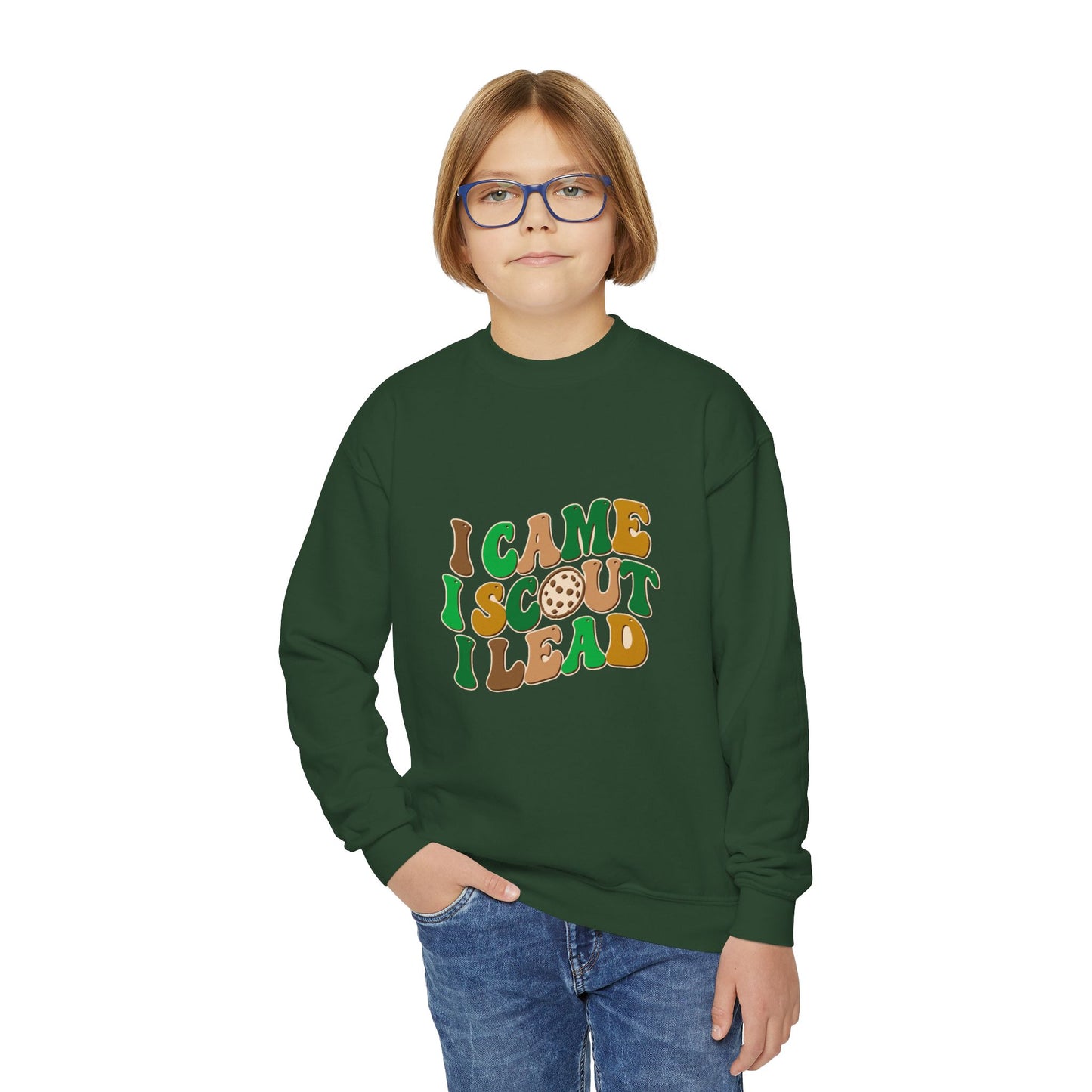 I Came, I Scout, I Lead - Youth Crewneck Sweatshirt