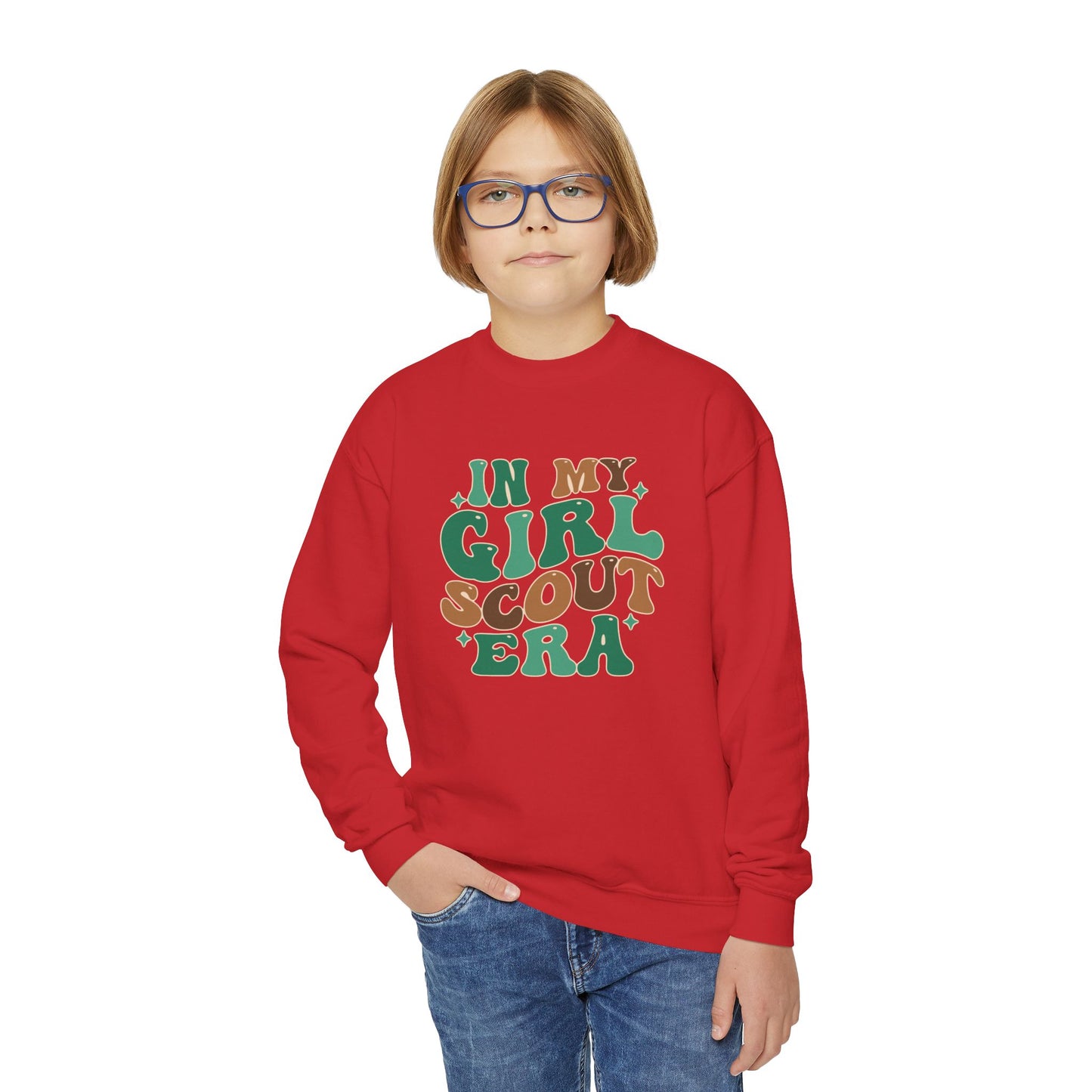 Girl Scout Era  - Youth Crewneck Sweatshirt