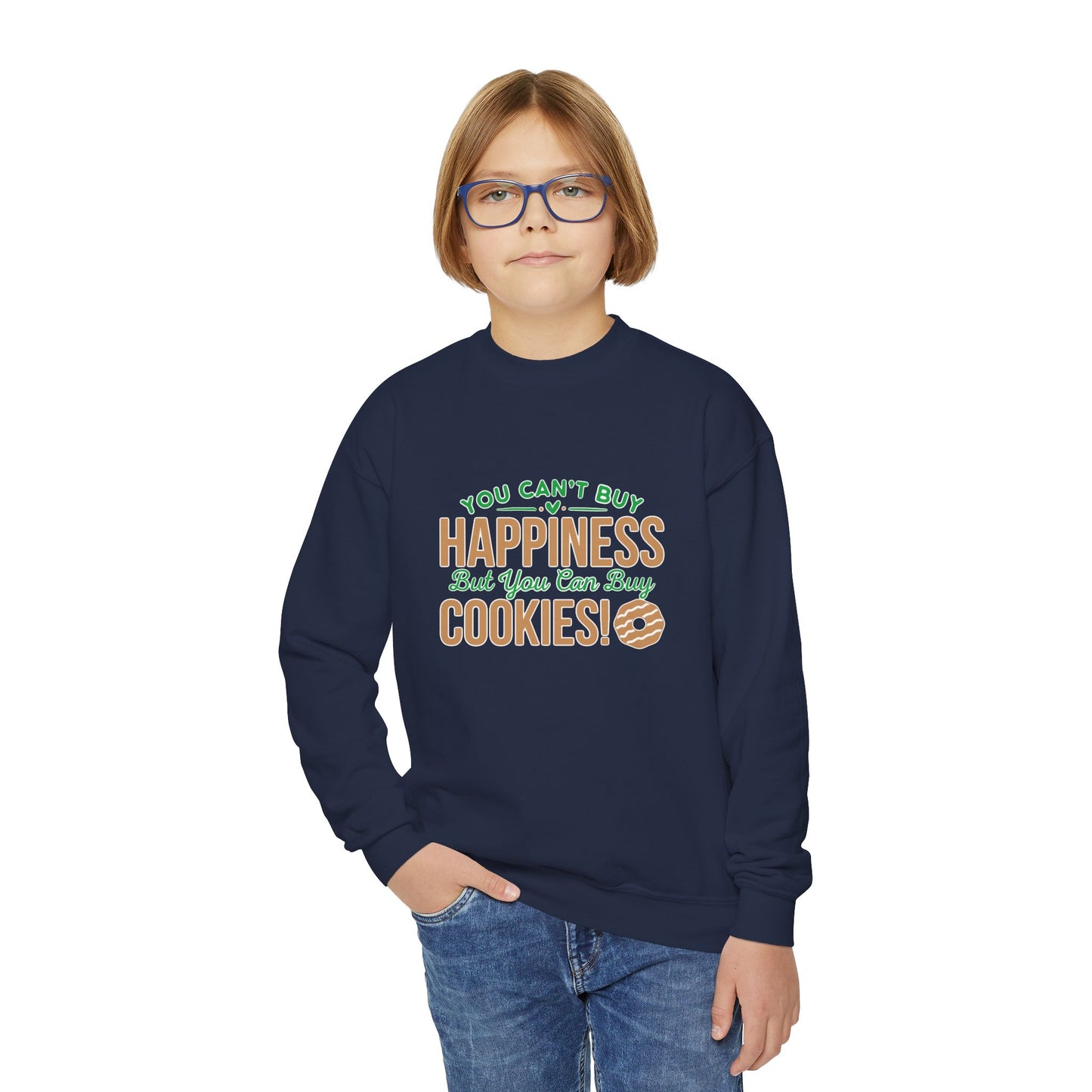 Happiness Cookies  - Youth Crewneck Sweatshirt