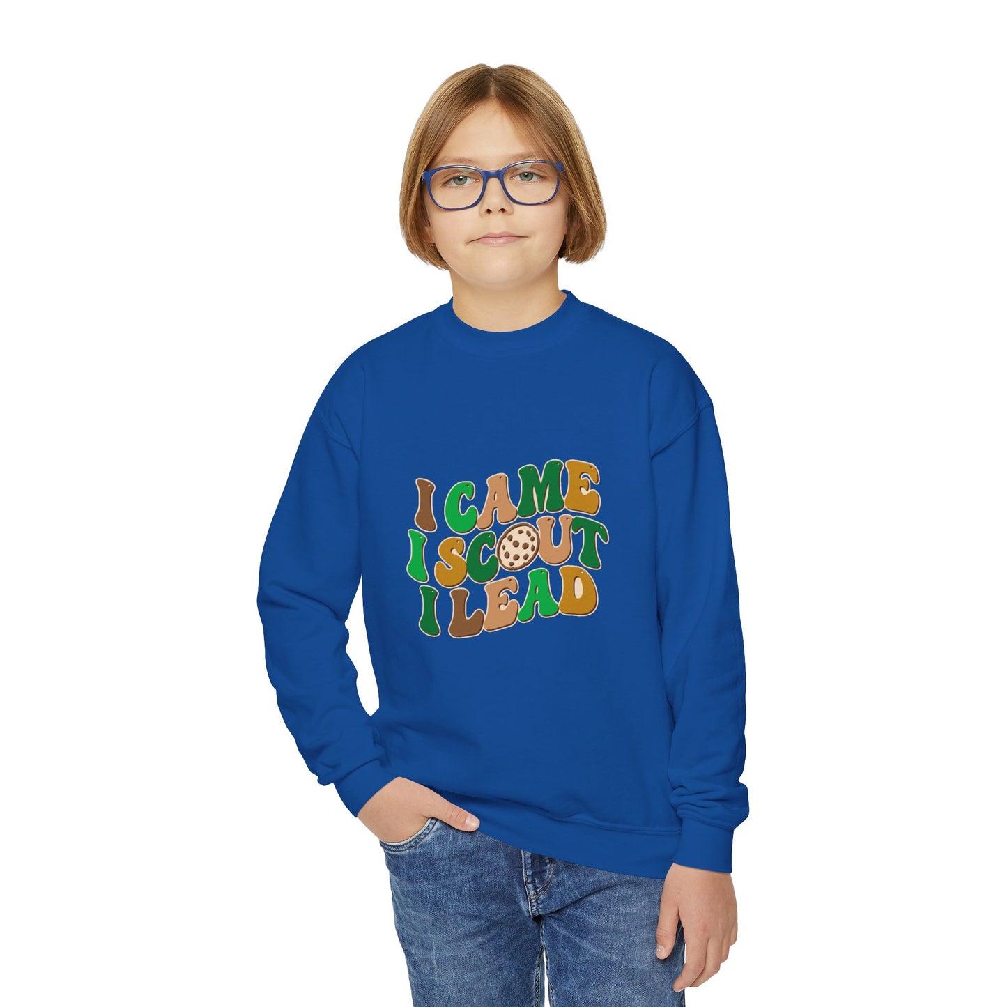 I Came, I Scout, I Lead - Youth Crewneck Sweatshirt