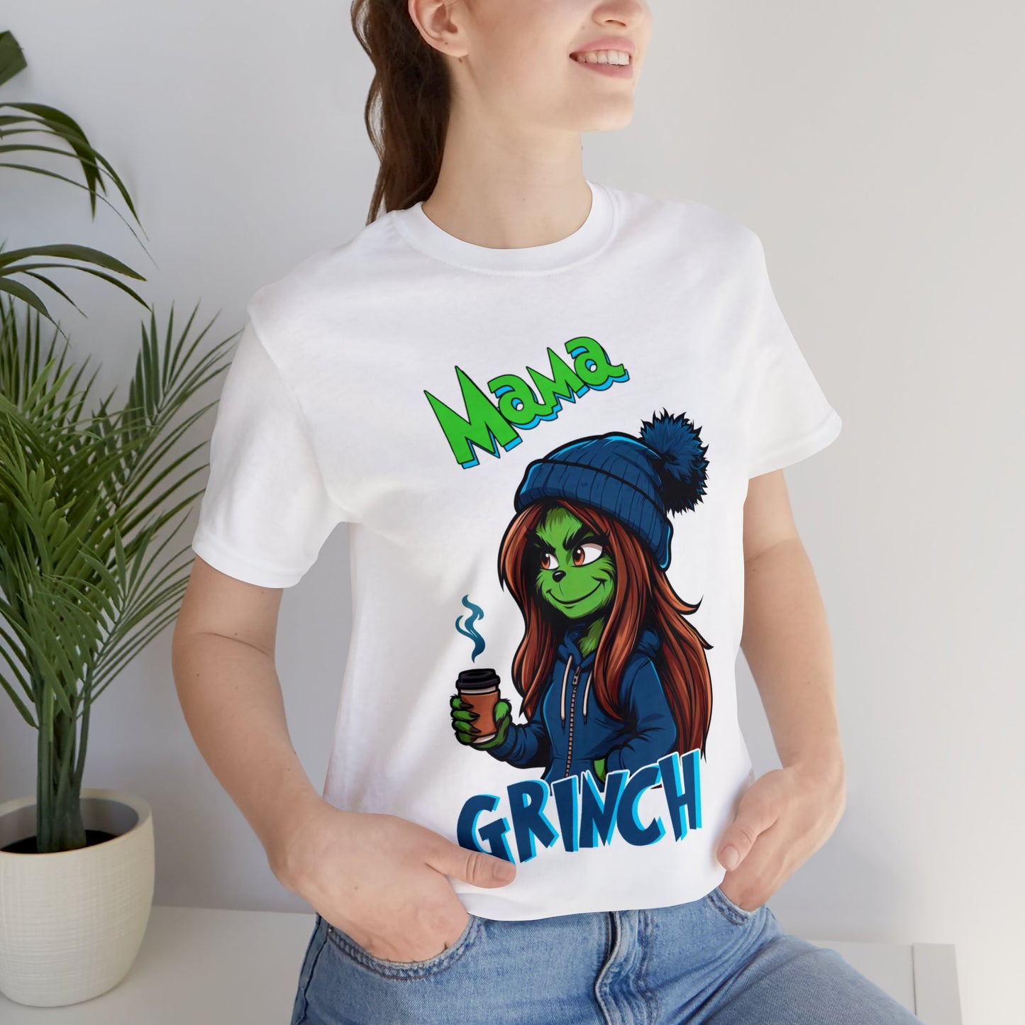 Adult - Mama Grinch Blue design T-Shirt