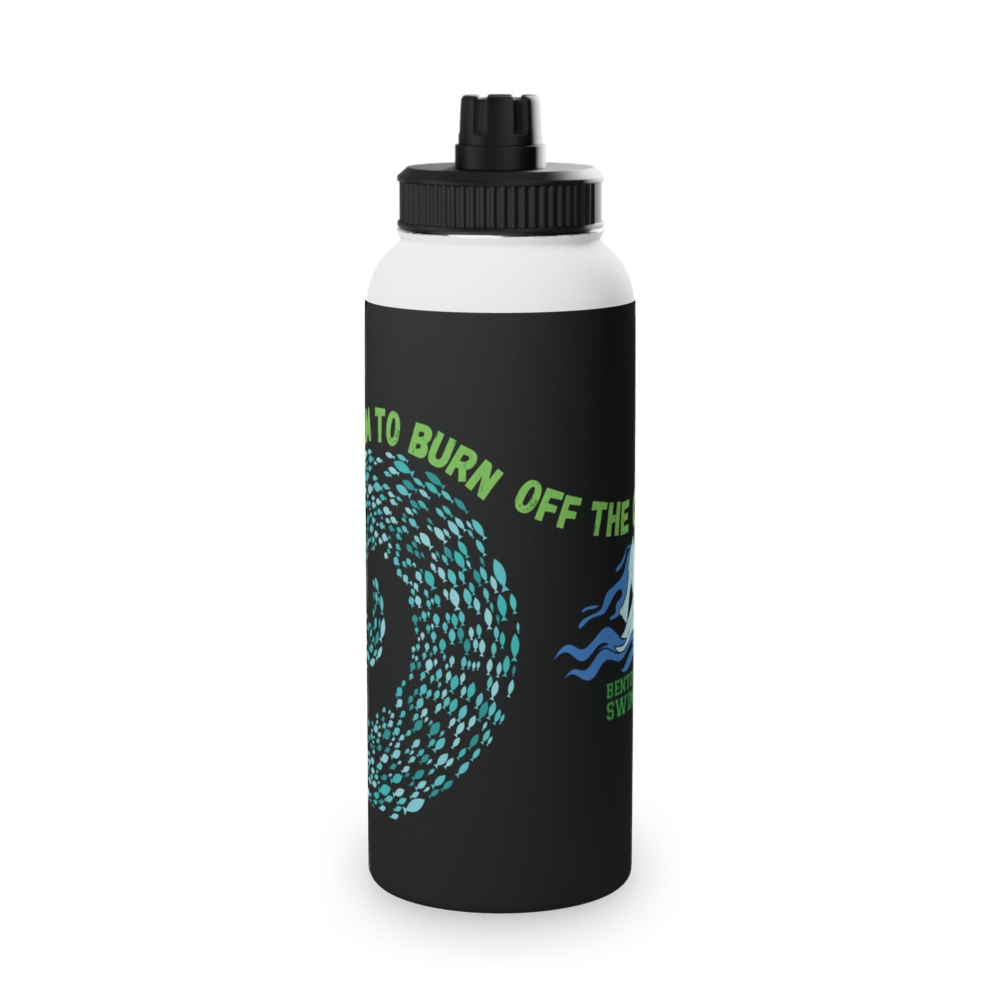 Benton Eels Stainless Steel Water Bottle, Sports Lid - CRAZY