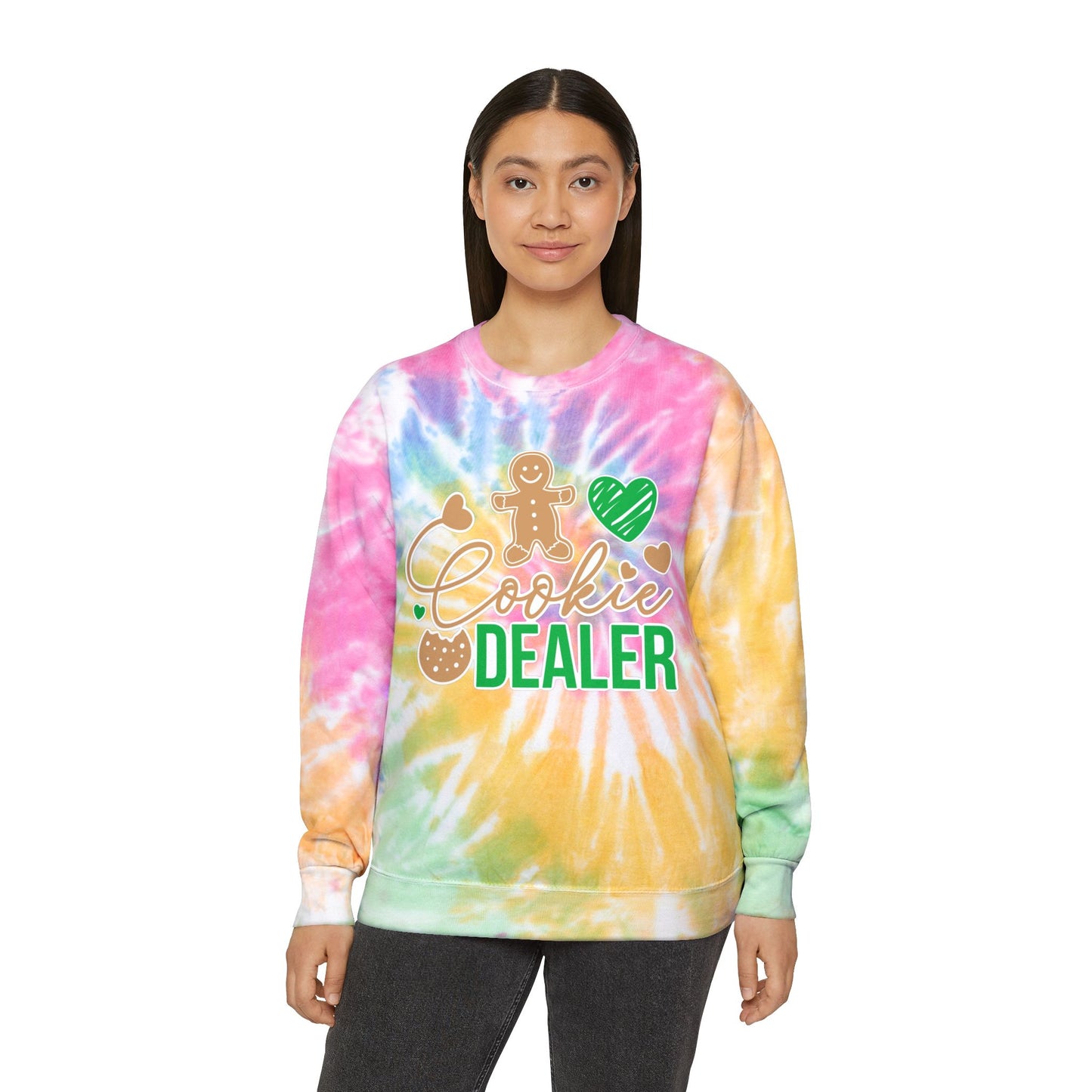 Cookie Dealer - Adult Unisex Tie-Dye Sweatshirt