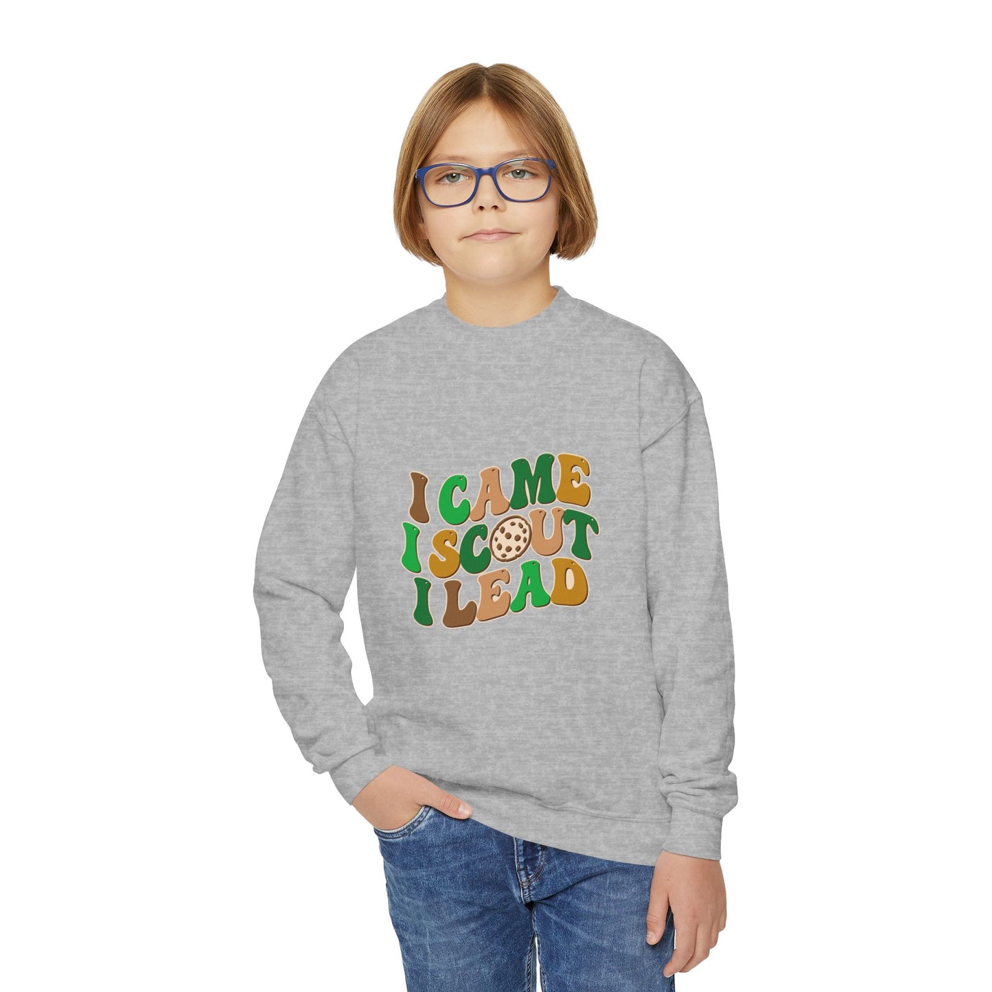 I Came, I Scout, I Lead - Youth Crewneck Sweatshirt