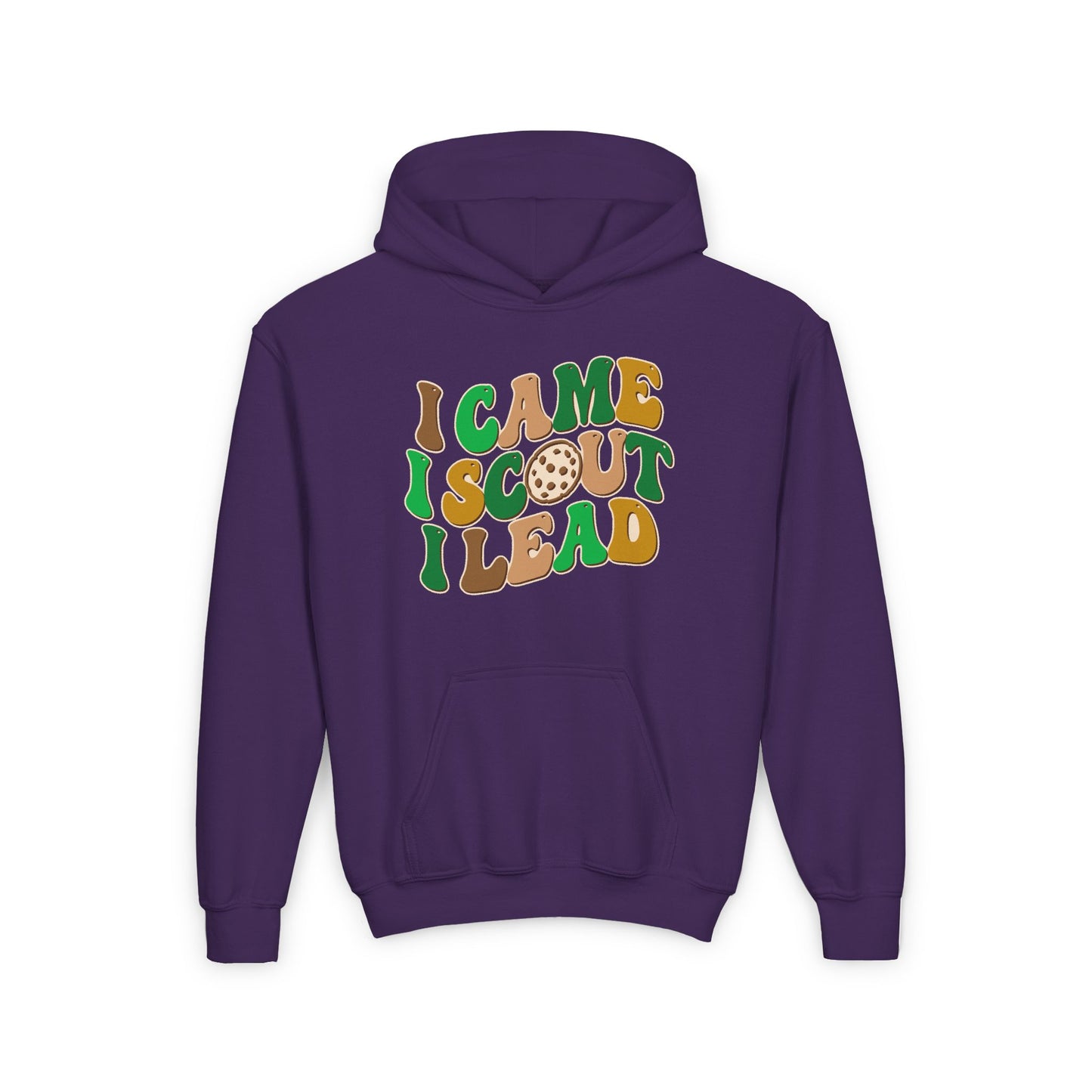 I Came, I Scout, I Lead - Youth Hooded Sweatshirt