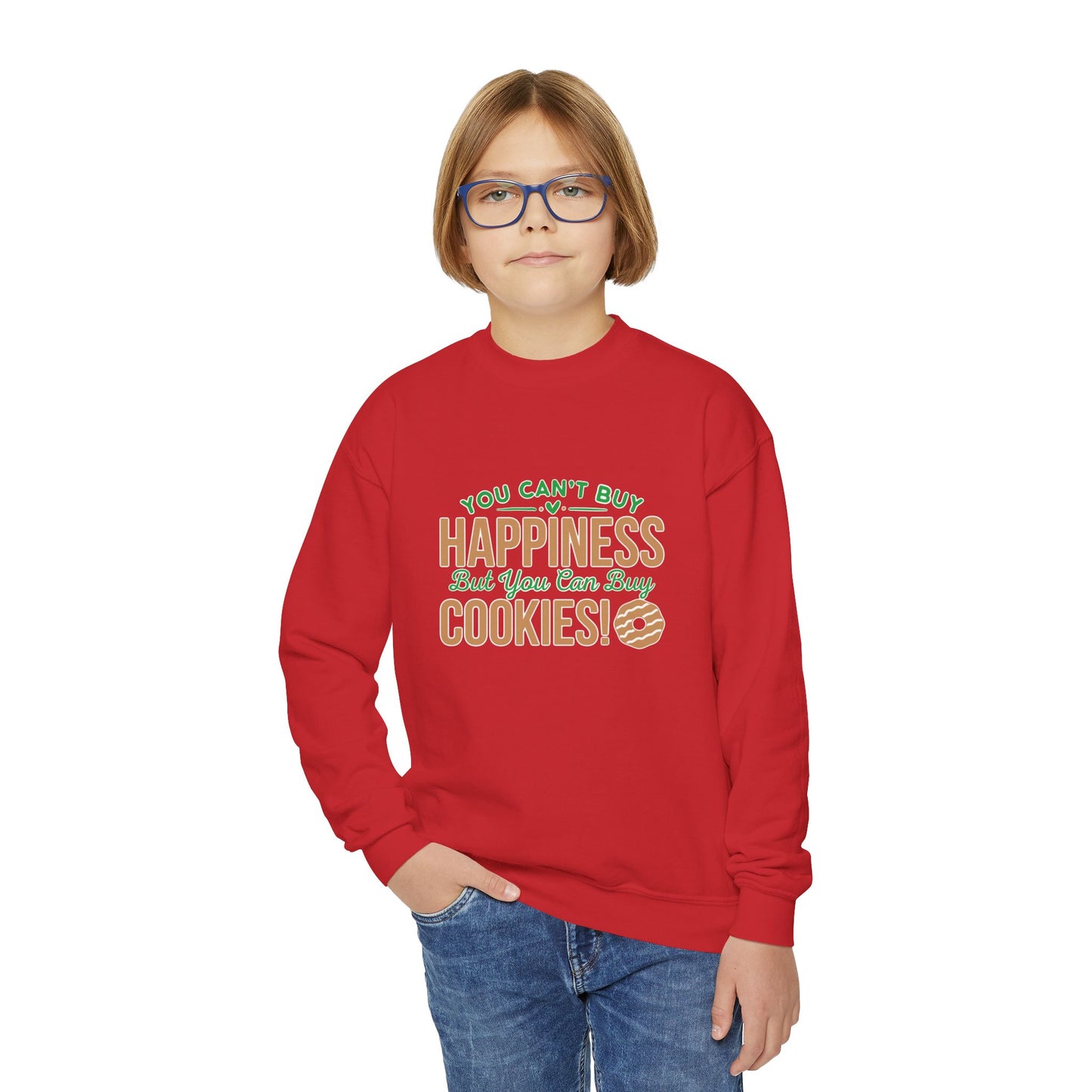 Happiness Cookies  - Youth Crewneck Sweatshirt