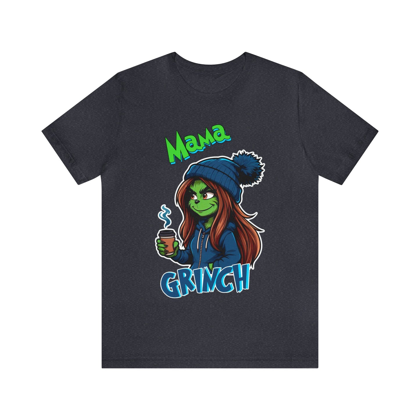 Adult - Mama Grinch Blue design T-Shirt