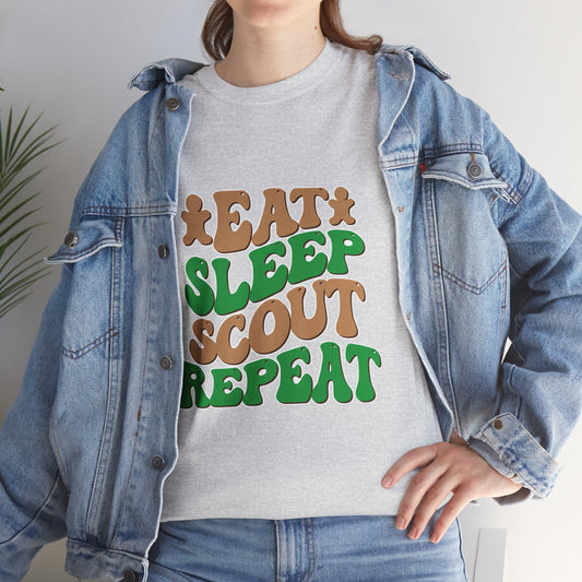 Eat, Sleep, Scout, Repeat - Adult T-Shirt