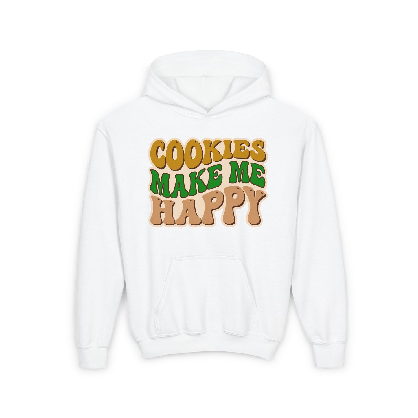 Cookies Make Me Happy #2- Youth Hooded Sweatshirt