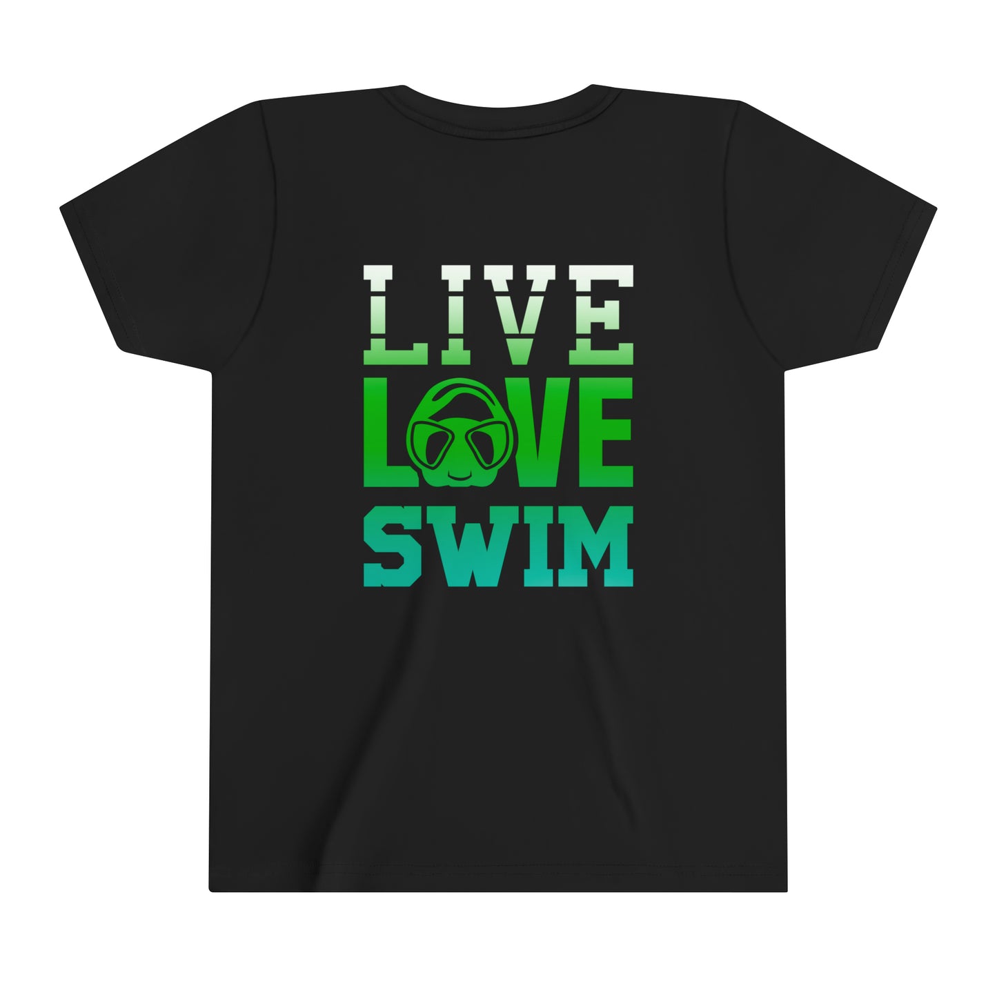 YOUTH T-SHIRT - LIVE, LOVE, SWIM