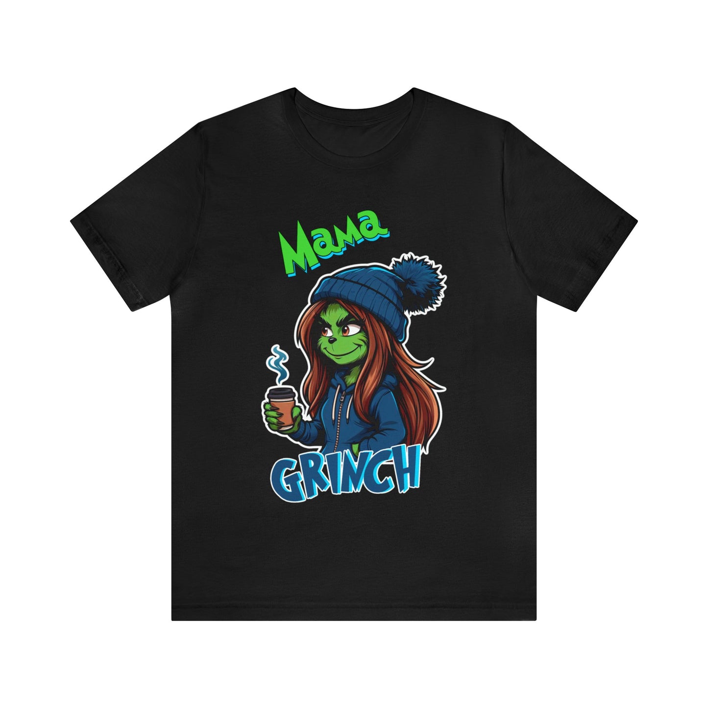 Adult - Mama Grinch Blue design T-Shirt