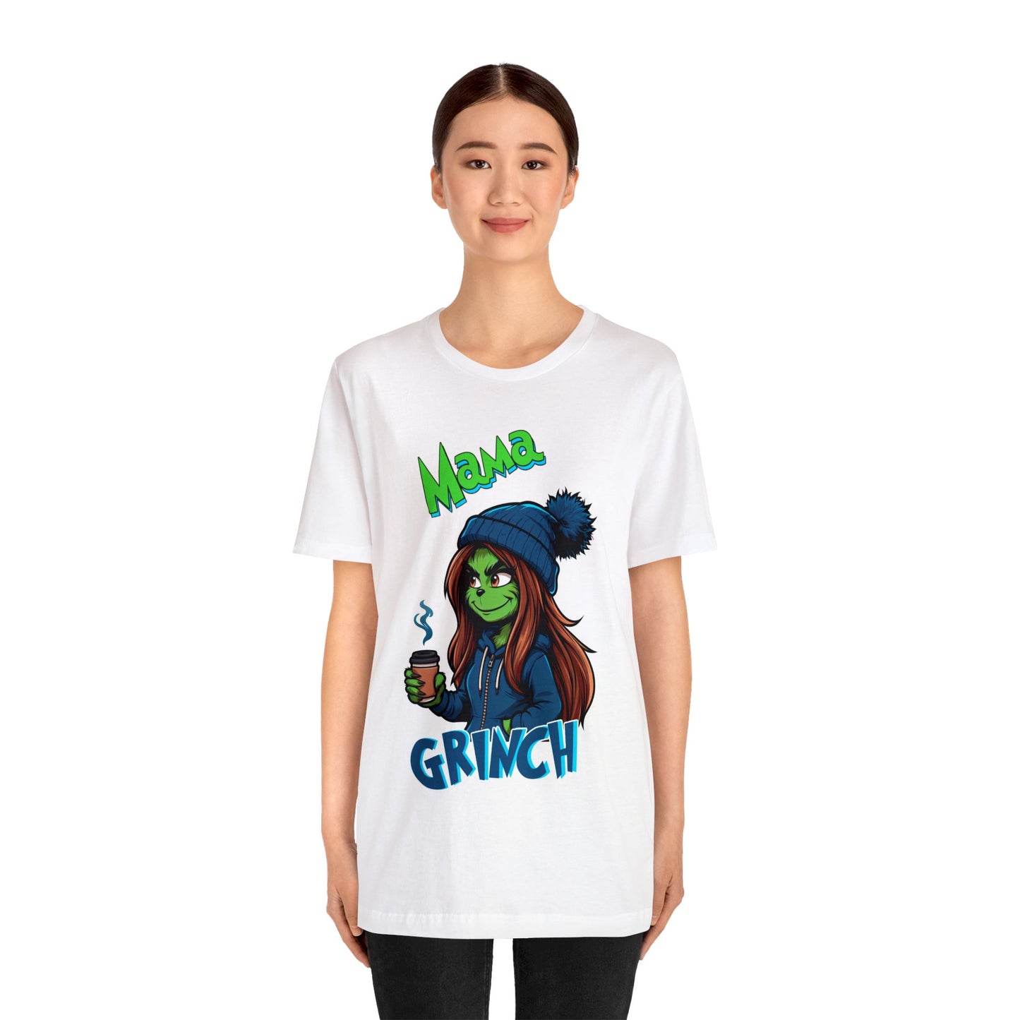 Adult - Mama Grinch Blue design T-Shirt