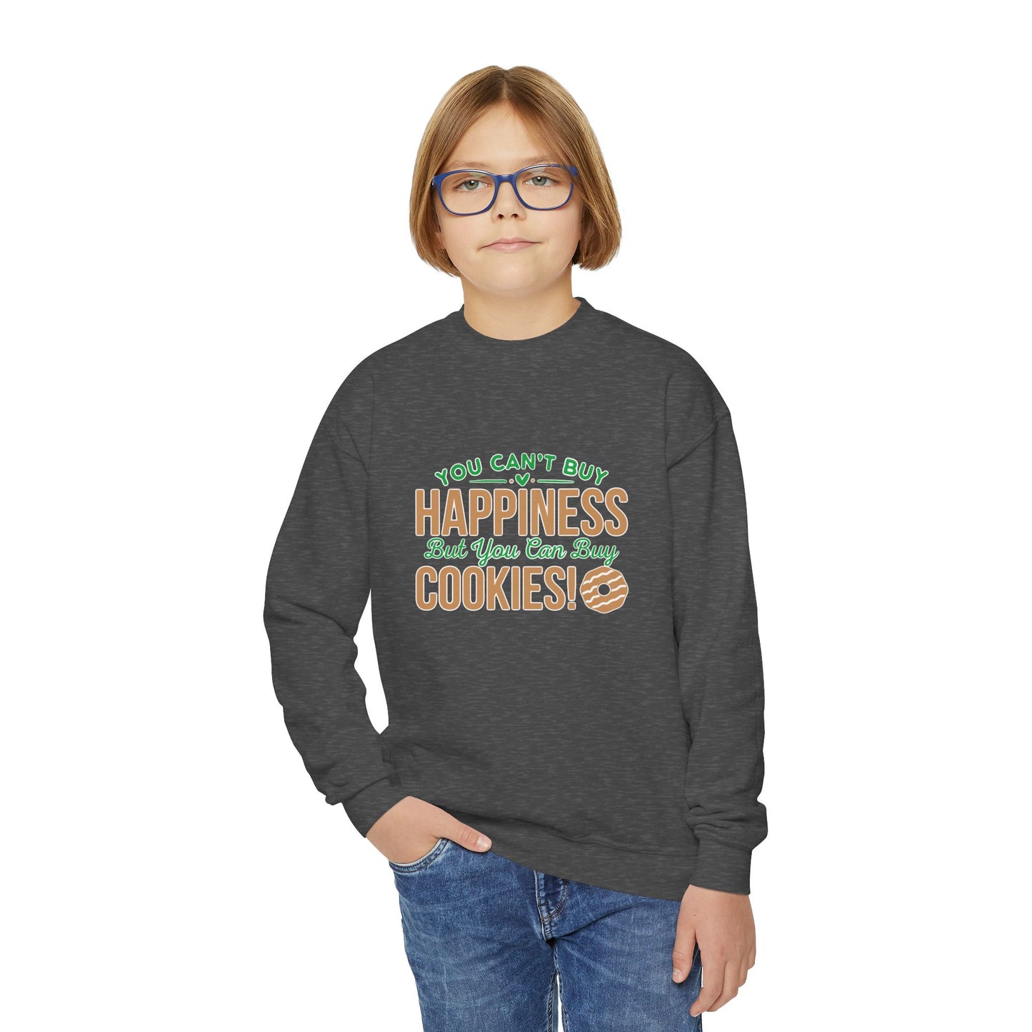 Happiness Cookies  - Youth Crewneck Sweatshirt