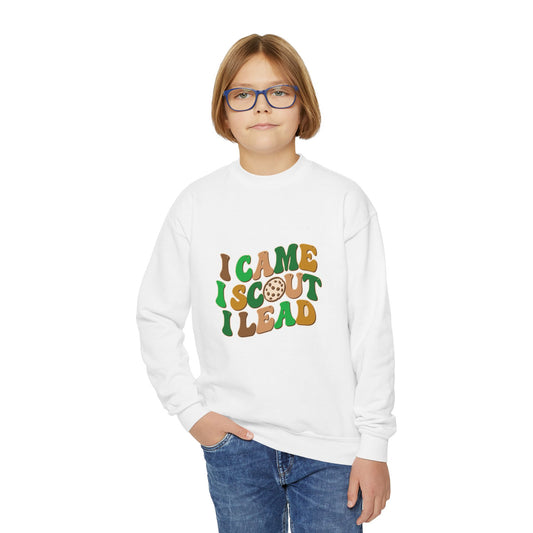 I Came, I Scout, I Lead - Youth Crewneck Sweatshirt