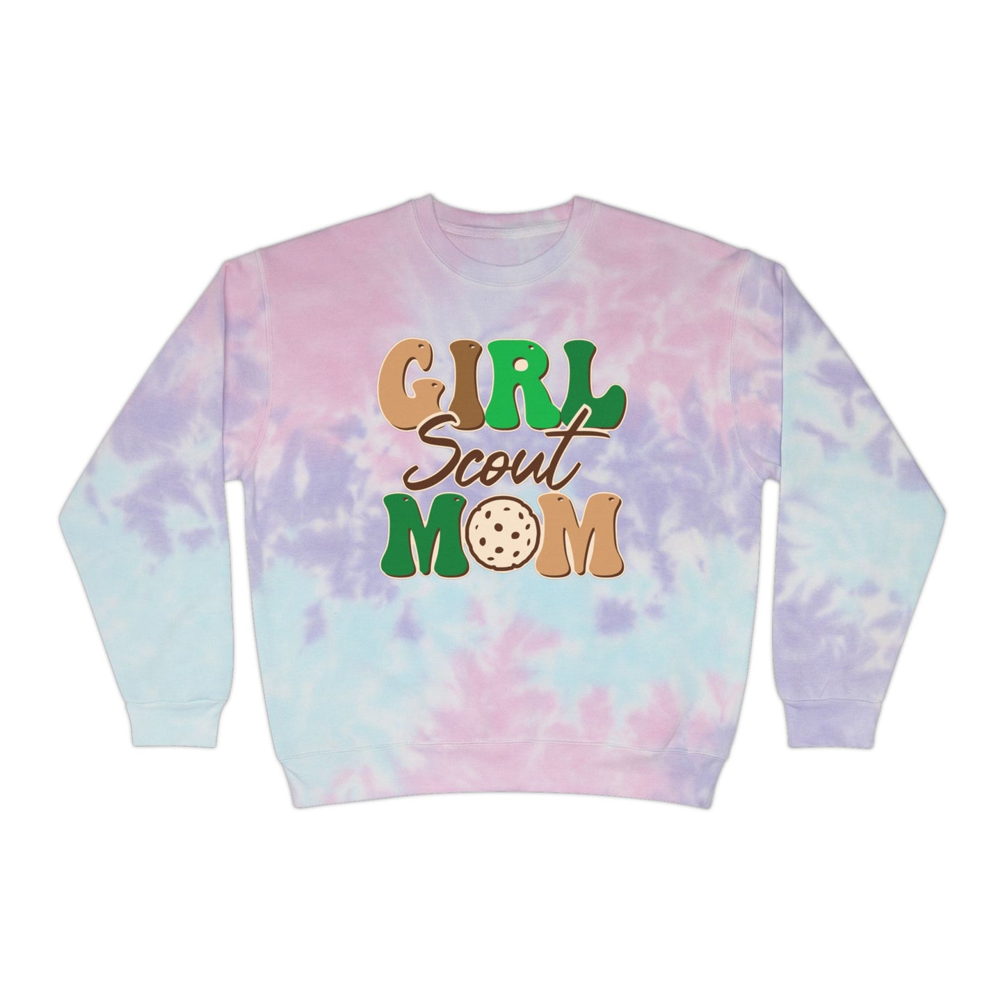 Girl Scout Mom - Adult Unisex Tie-Dye Sweatshirt