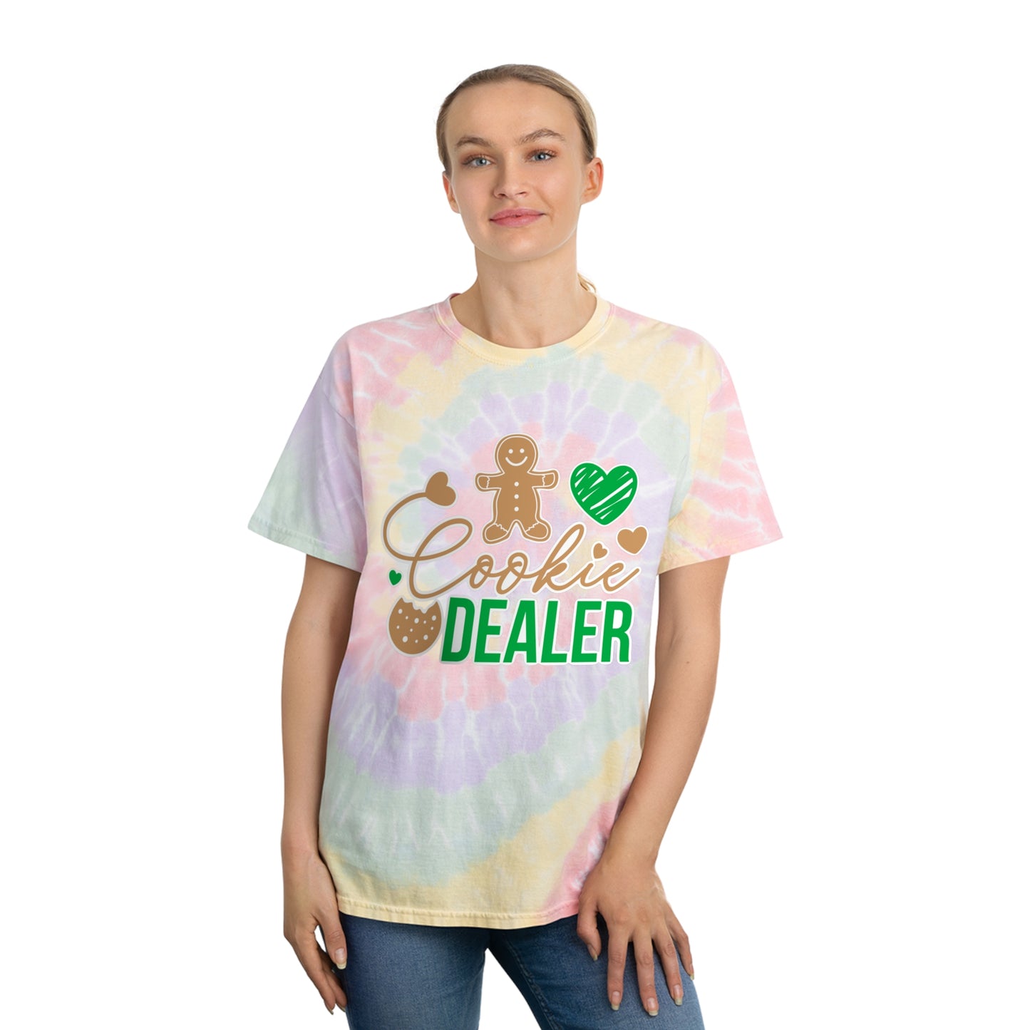 Cookie Dealer  - Adult Tie-Dye Tee, Spiral