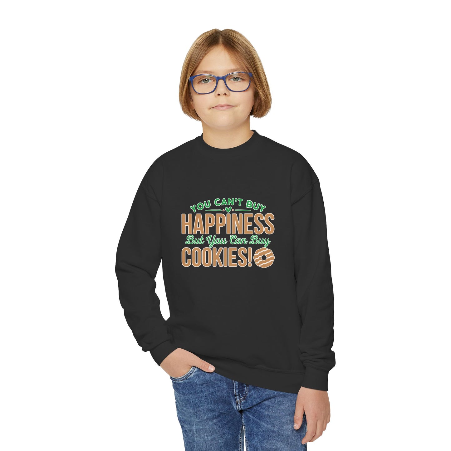 Happiness Cookies  - Youth Crewneck Sweatshirt