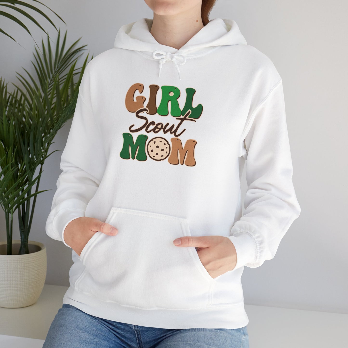 Girl Scout Mom Adult Hooded Sweatshirt