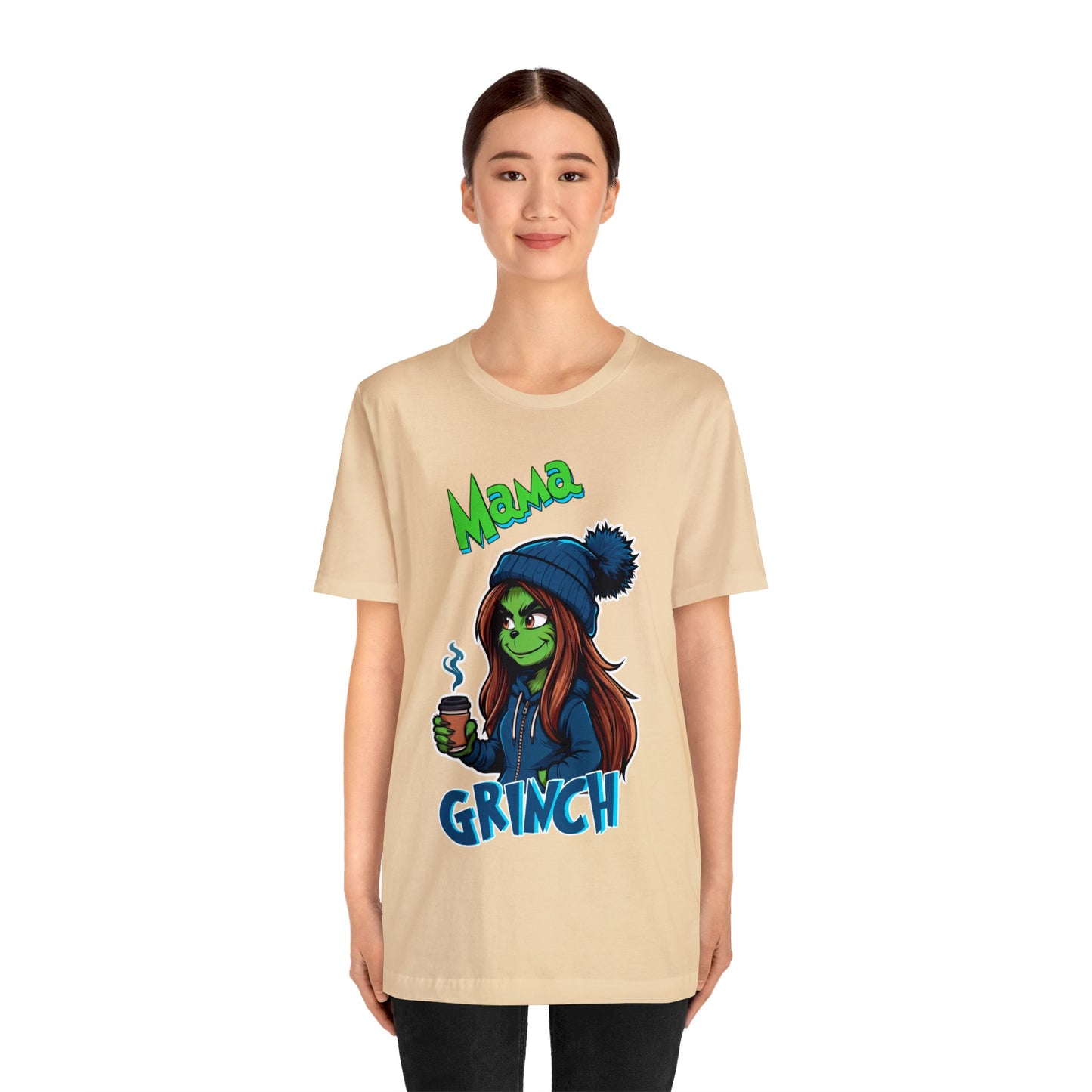 Adult - Mama Grinch Blue design T-Shirt