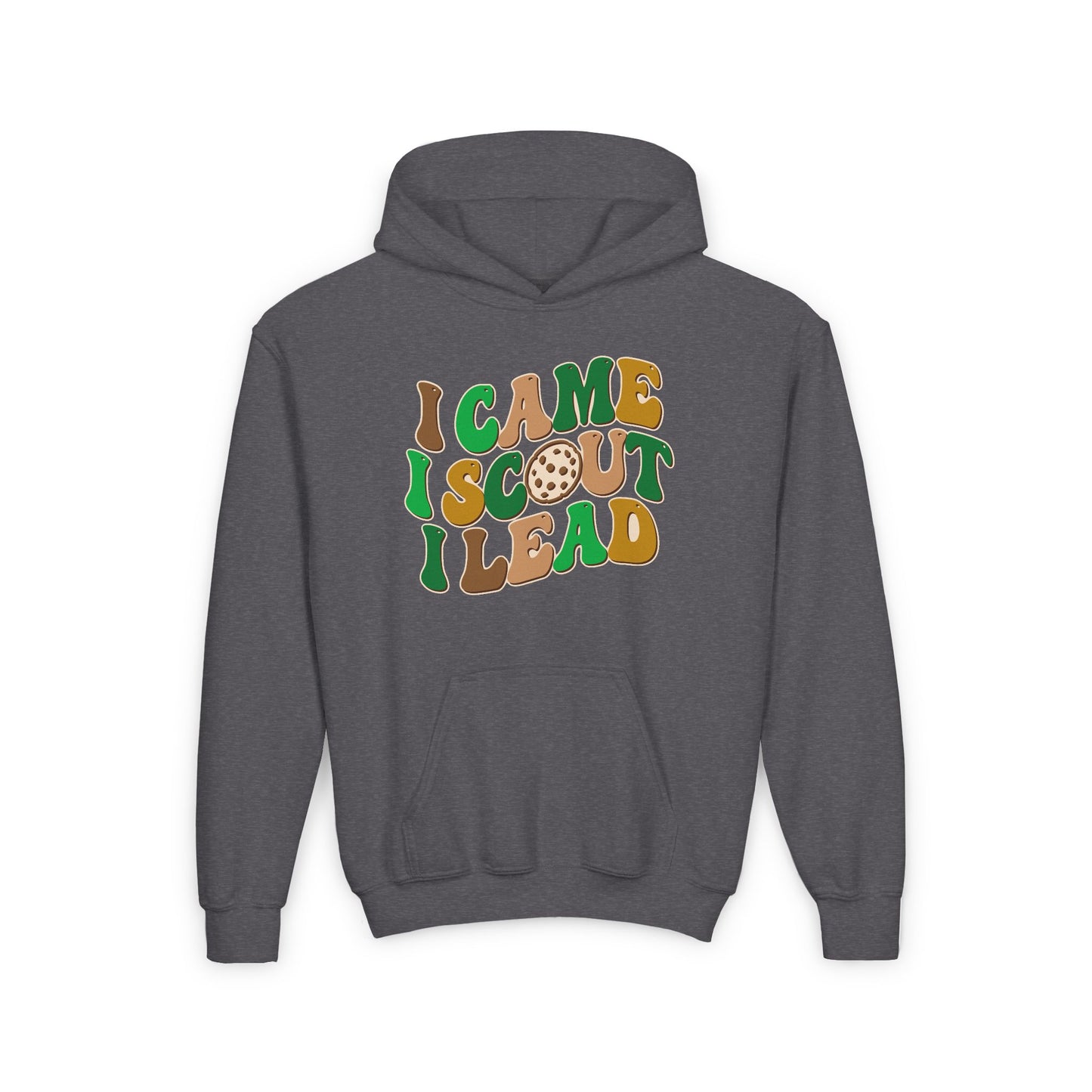 I Came, I Scout, I Lead - Youth Hooded Sweatshirt