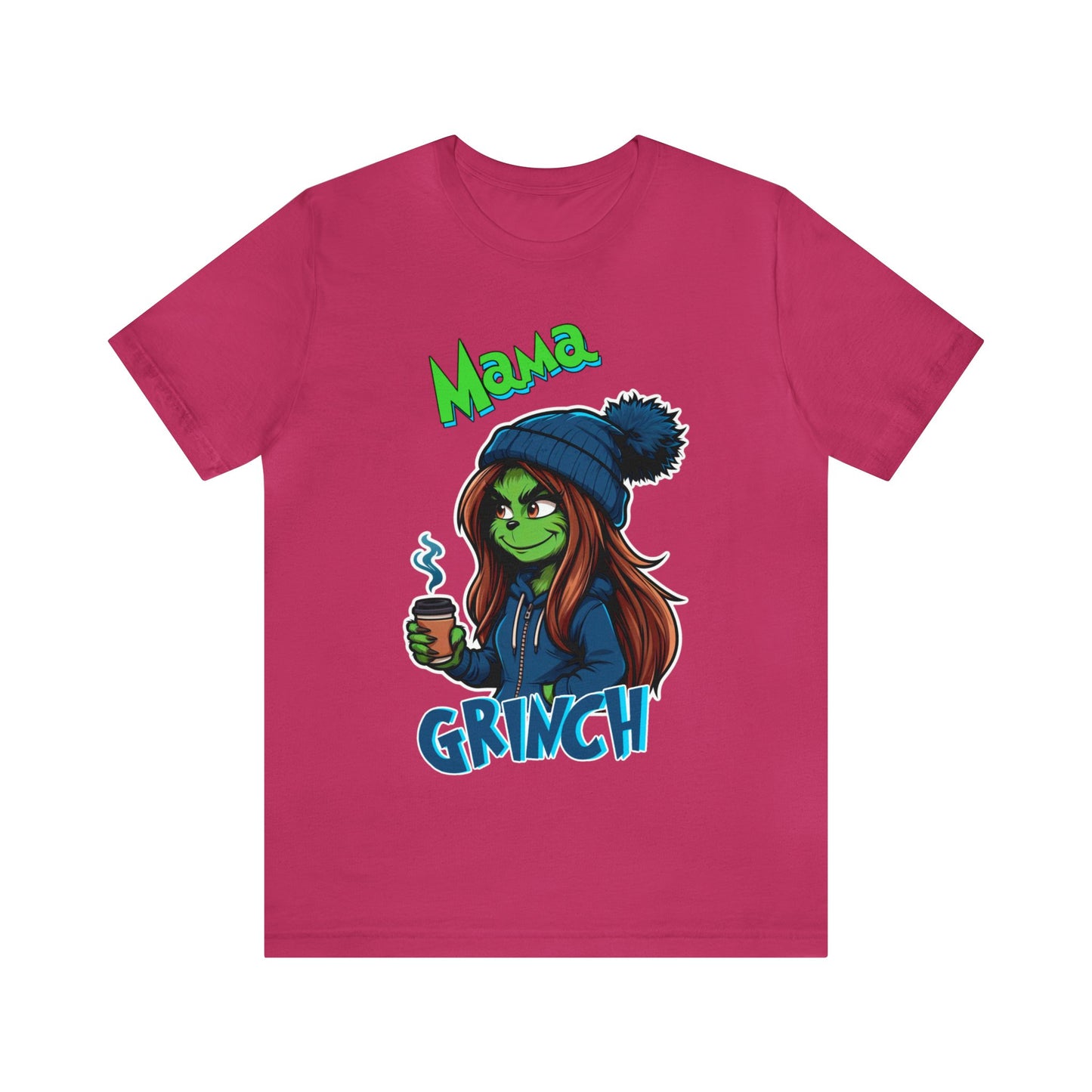 Adult - Mama Grinch Blue design T-Shirt