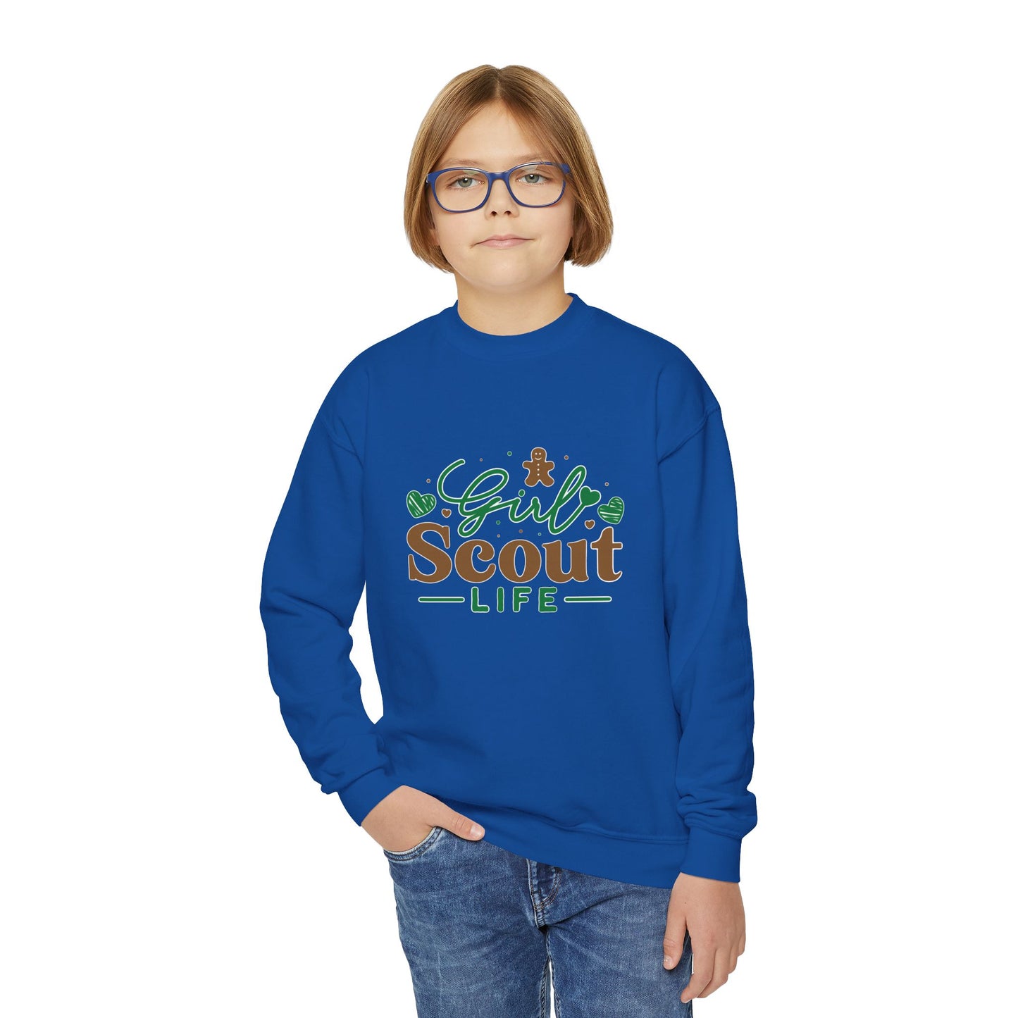 Girl Scout Life  - Youth Crewneck Sweatshirt