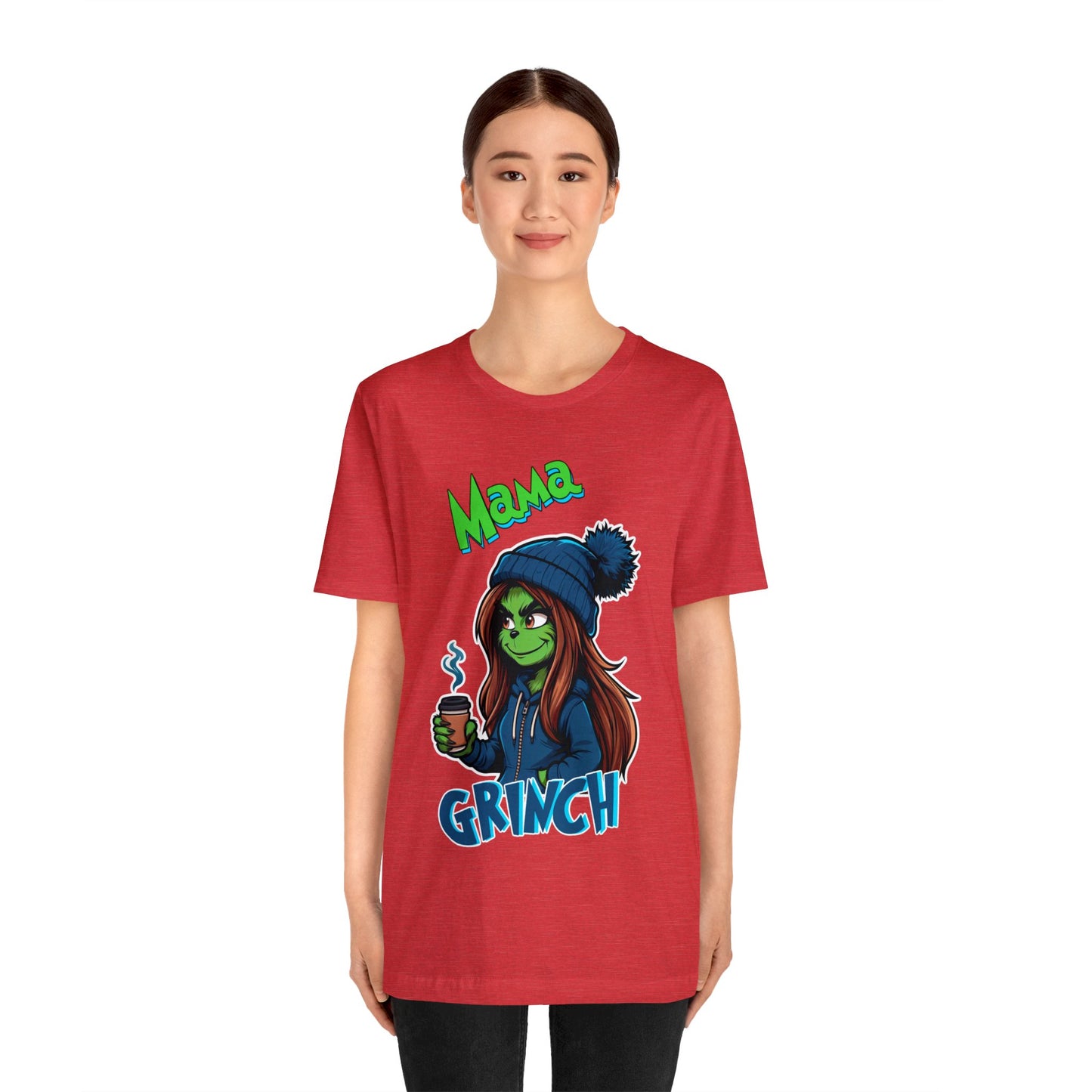 Adult - Mama Grinch Blue design T-Shirt