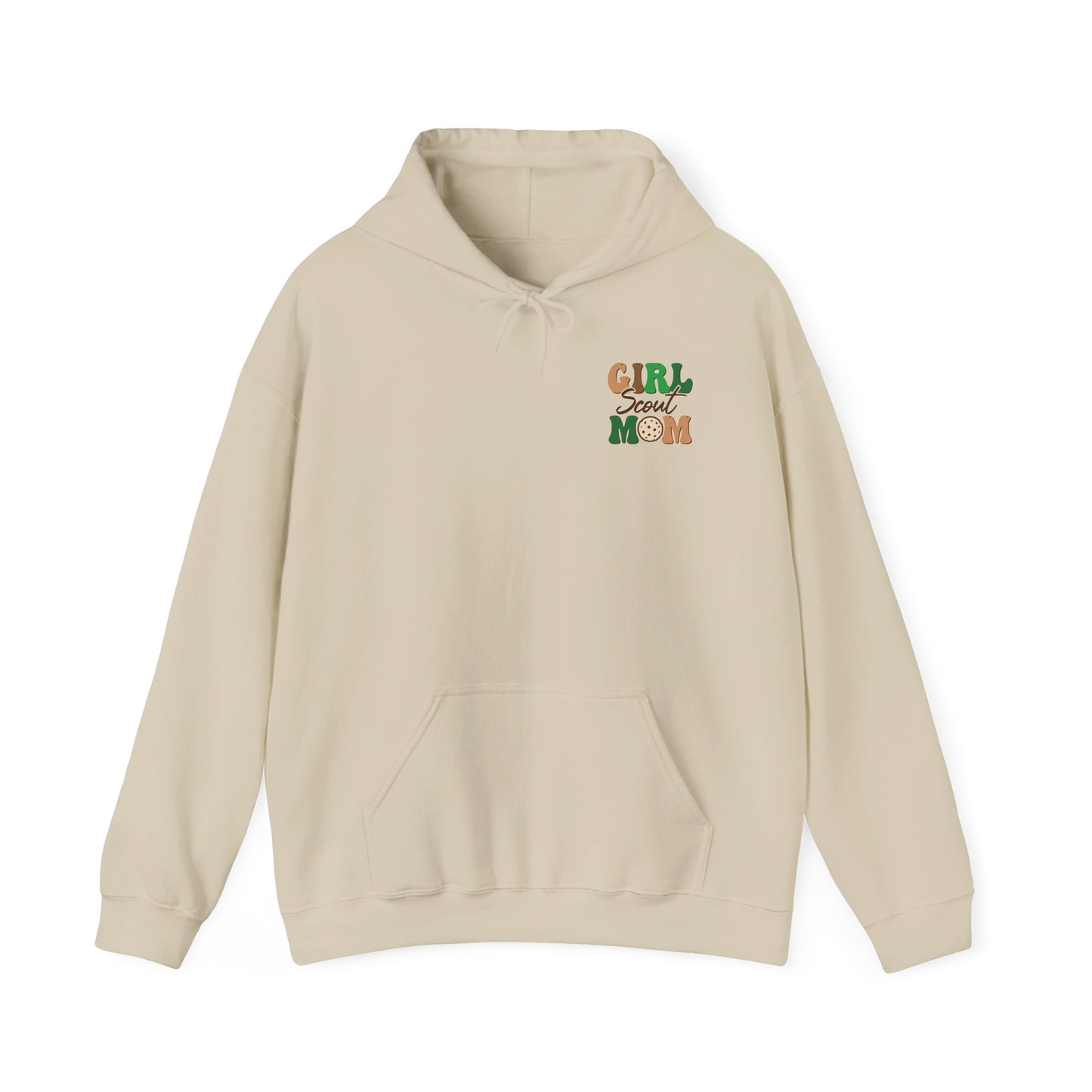 FRONT & BACK DESIGNS ! Girl Scout Mom - Cookie Dealer Security -  Hooded Sweatshirt