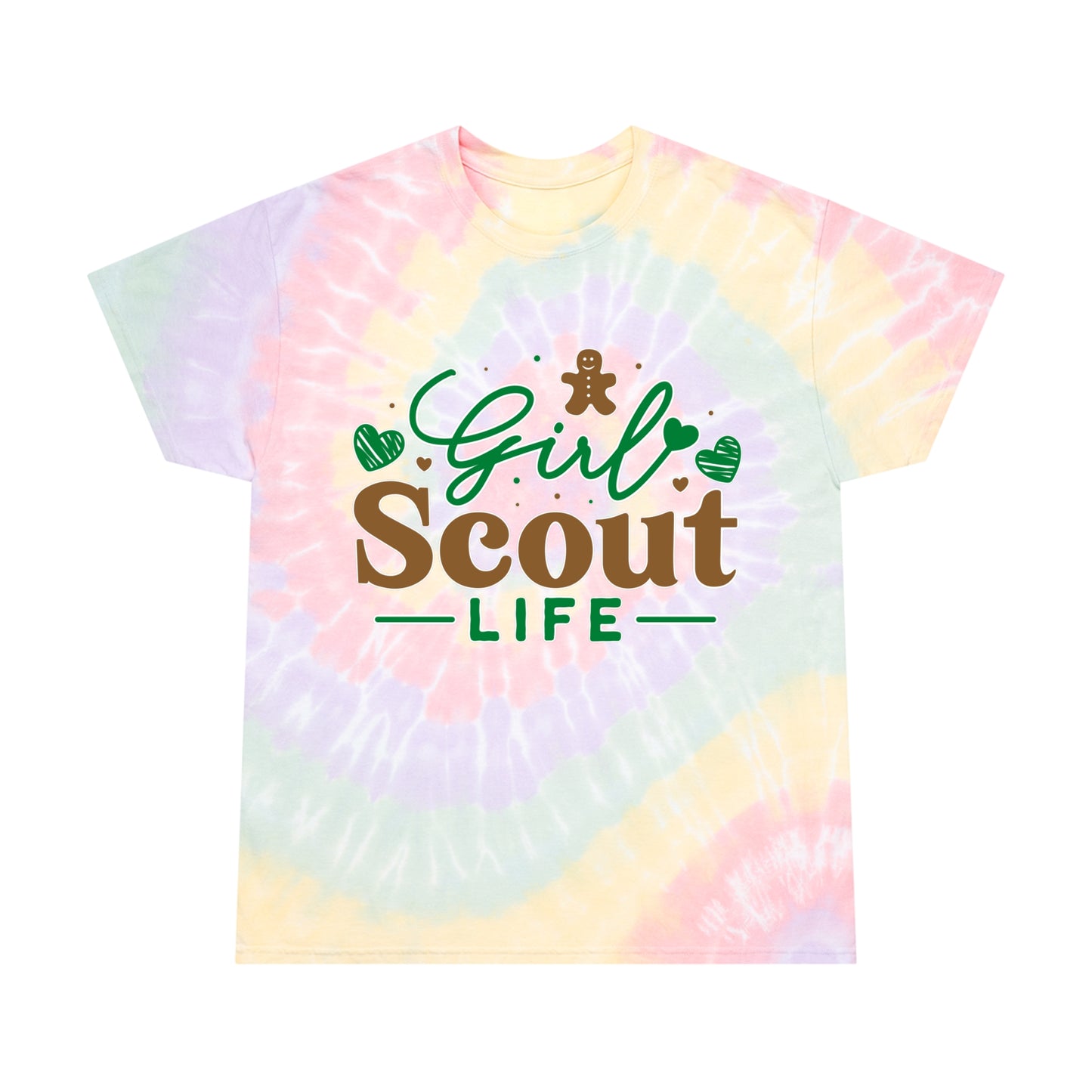 Girl Scout Life  - Adult Tie-Dye Tee, Spiral