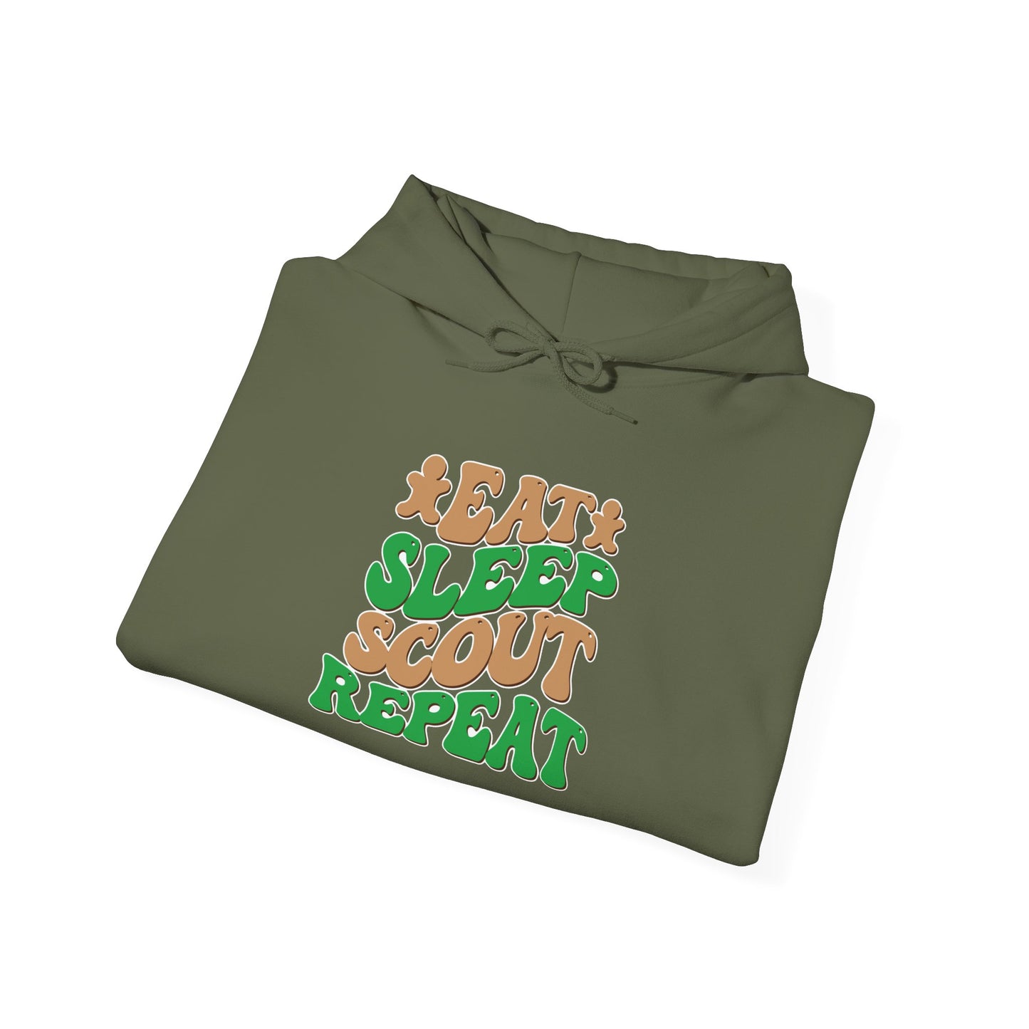 Eat, Sleep, Scout, Repeat - Adult Hooded Sweatshirt