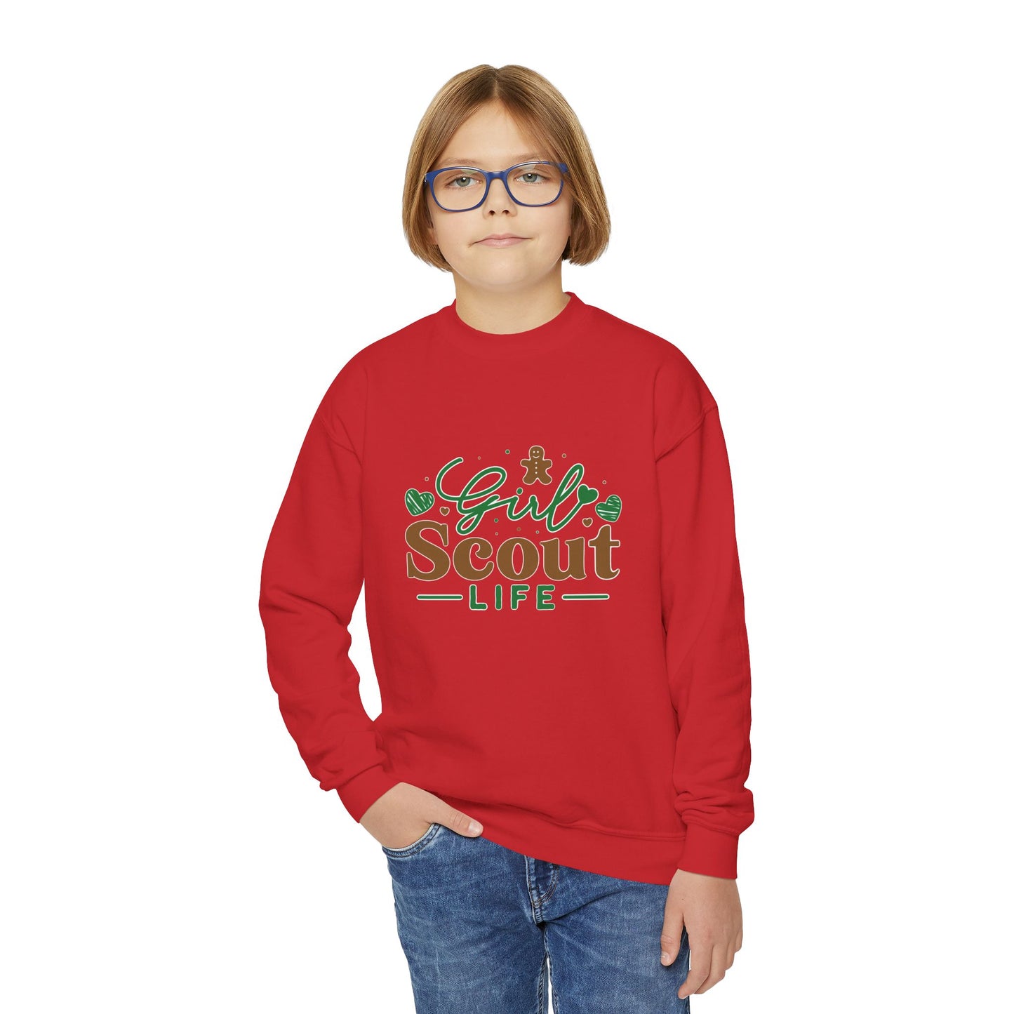 Girl Scout Life  - Youth Crewneck Sweatshirt