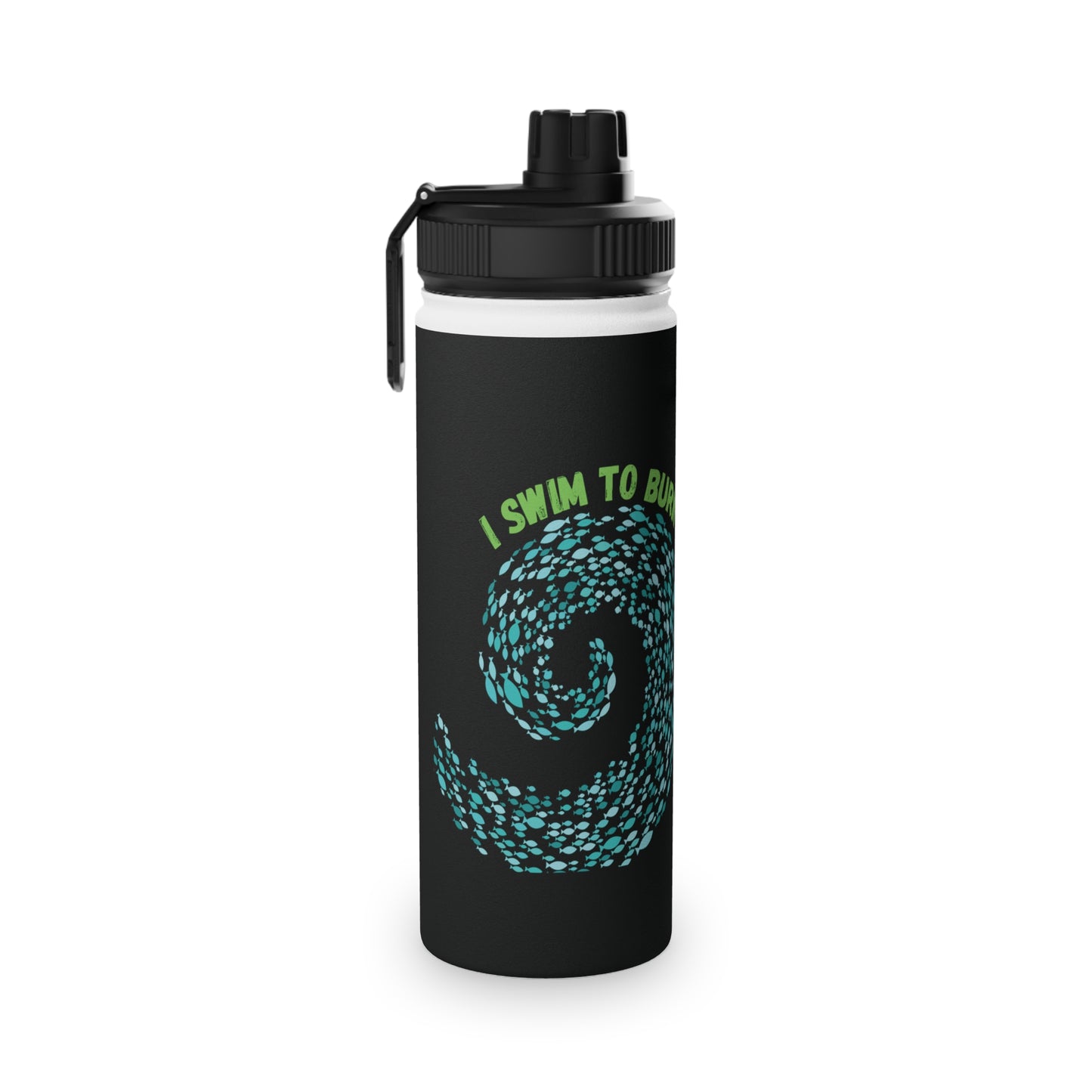 Benton Eels Stainless Steel Water Bottle, Sports Lid - CRAZY