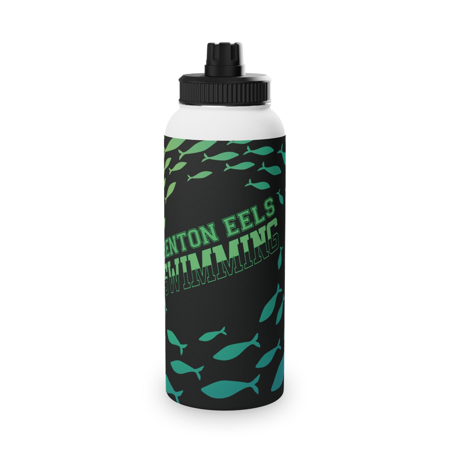 Benton Eels Stainless Steel Water Bottle, Sports Lid - FISH