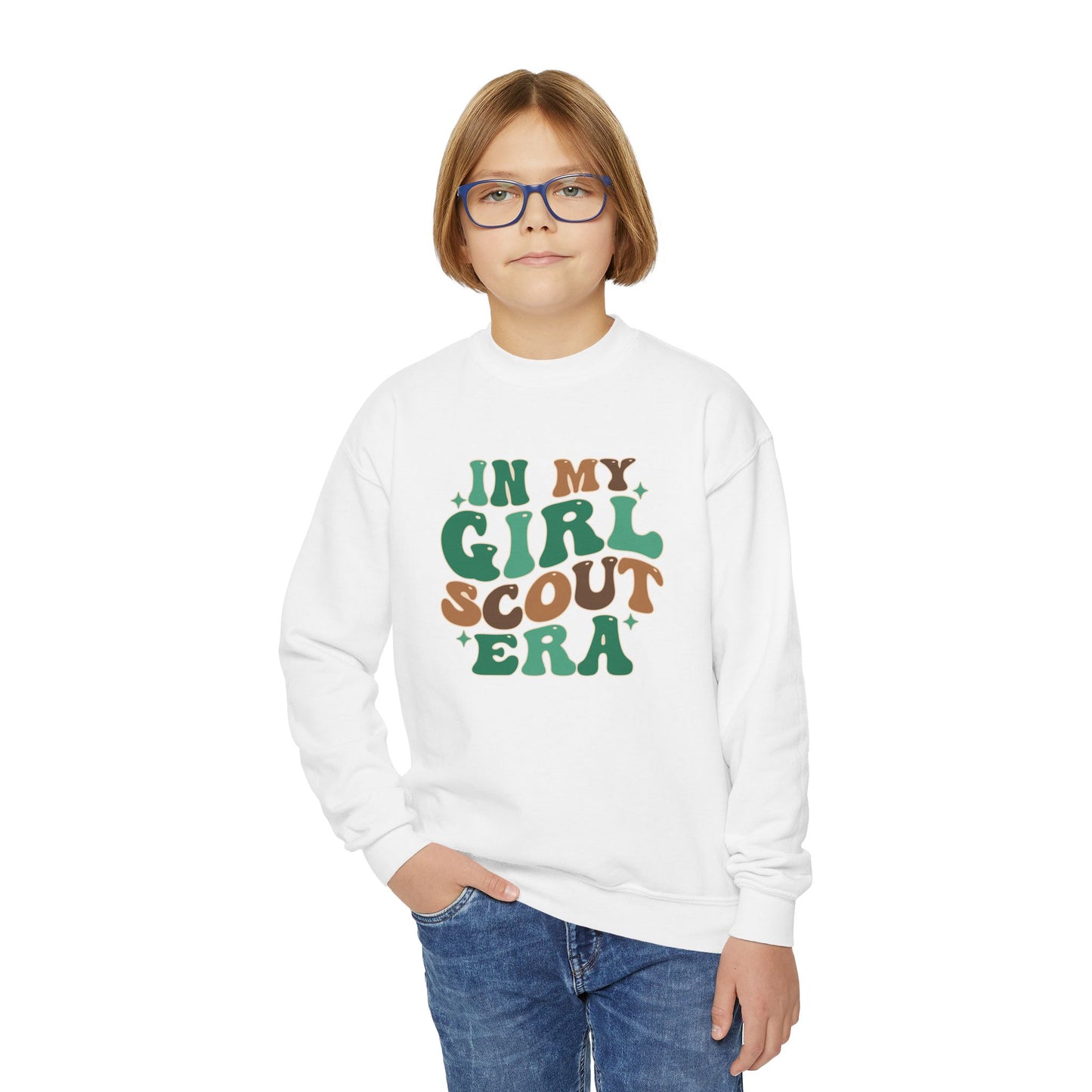 Girl Scout Era  - Youth Crewneck Sweatshirt