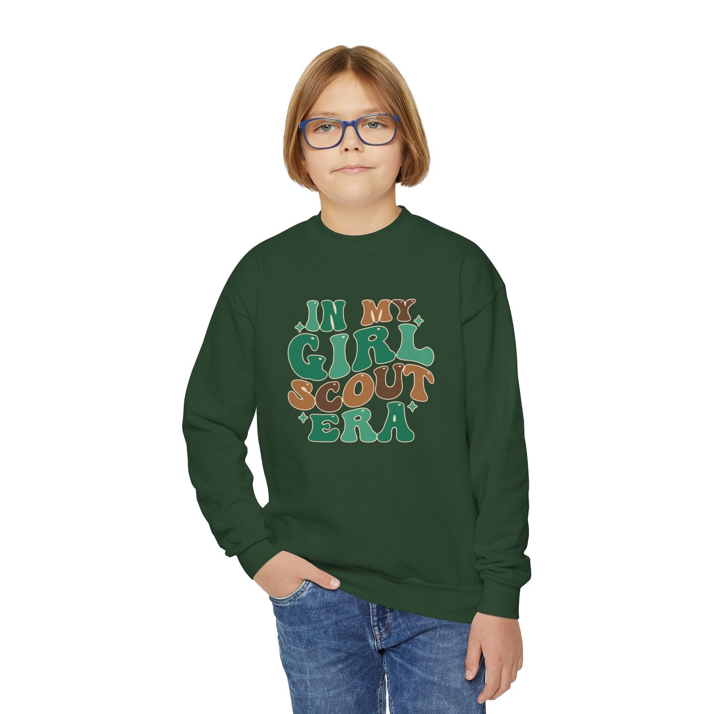 Girl Scout Era  - Youth Crewneck Sweatshirt