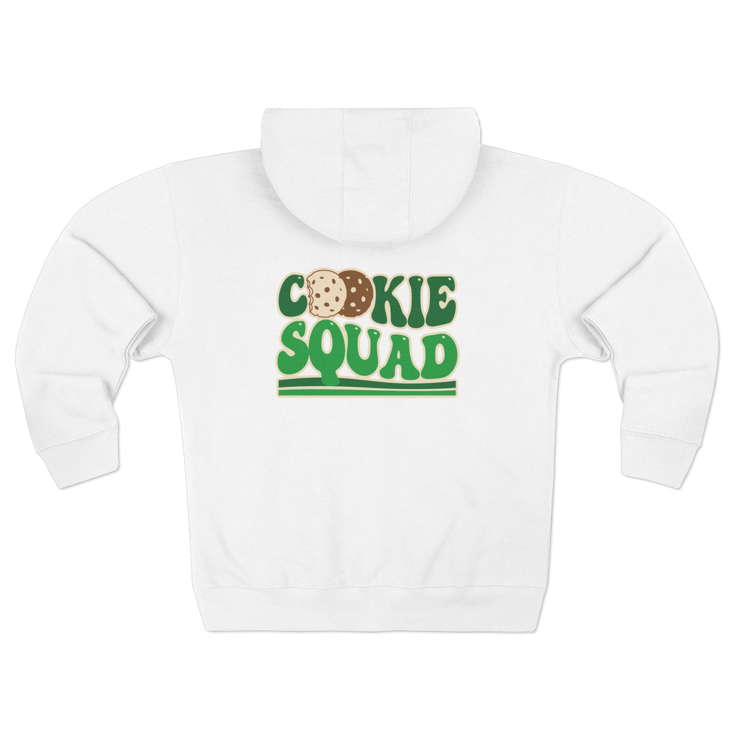 FRONT & BACK DESIGN ! Cookie Squad - Girl Scout Mom - Adult Unisex Zip Hoodie