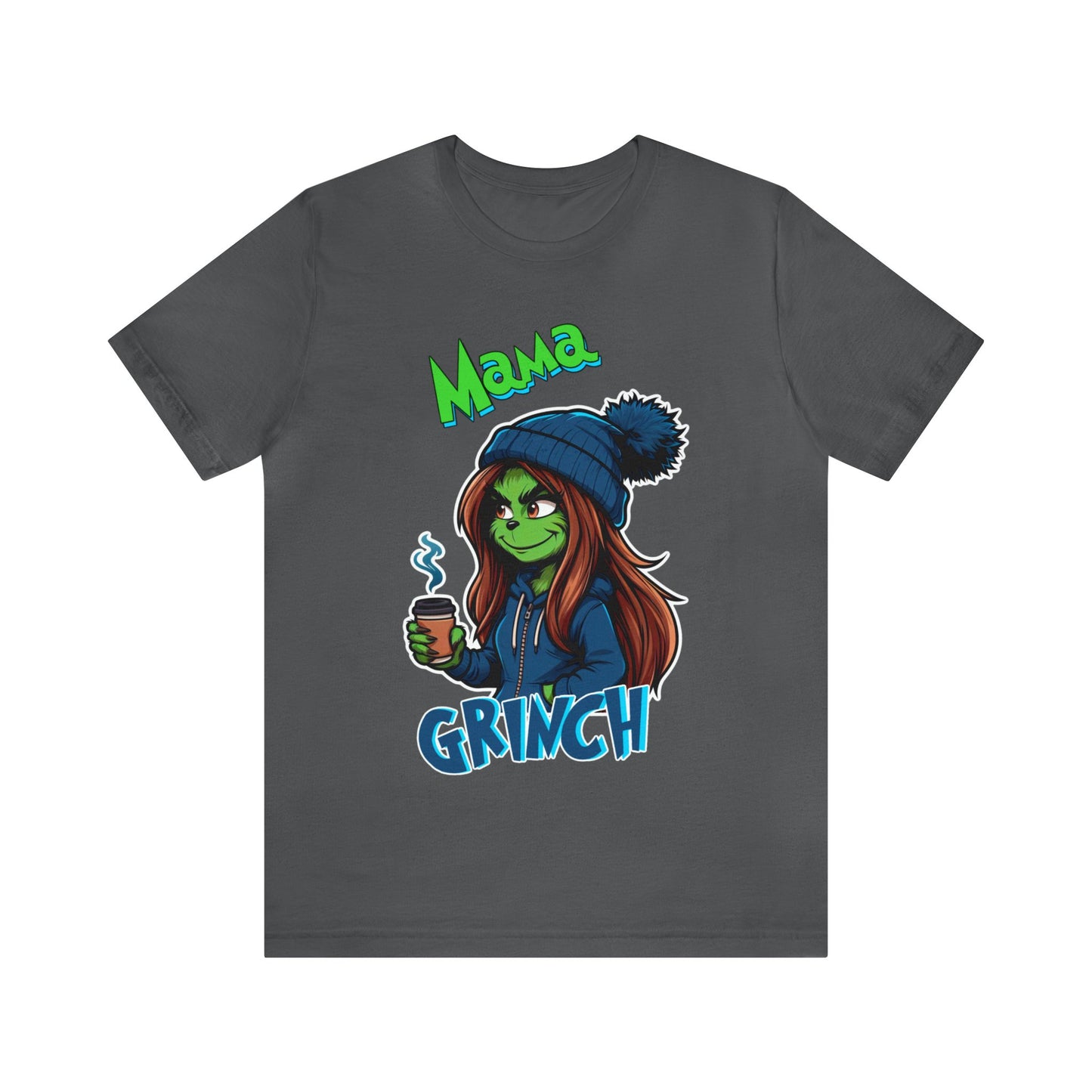 Adult - Mama Grinch Blue design T-Shirt