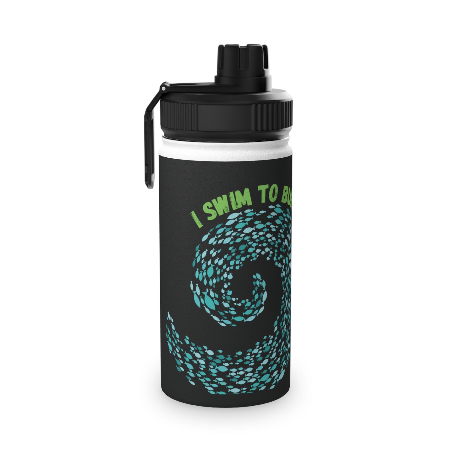 Benton Eels Stainless Steel Water Bottle, Sports Lid - CRAZY