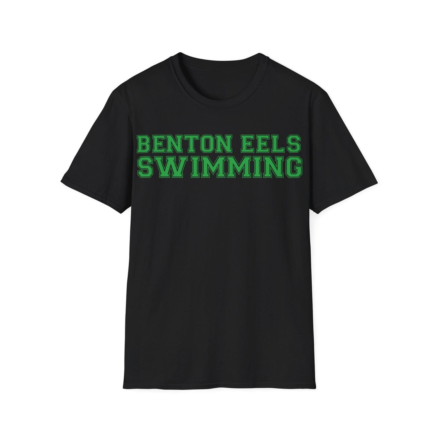 BENTON EELS ADULT T-SHIRT - LOUD AND PROUD SWIM DAD